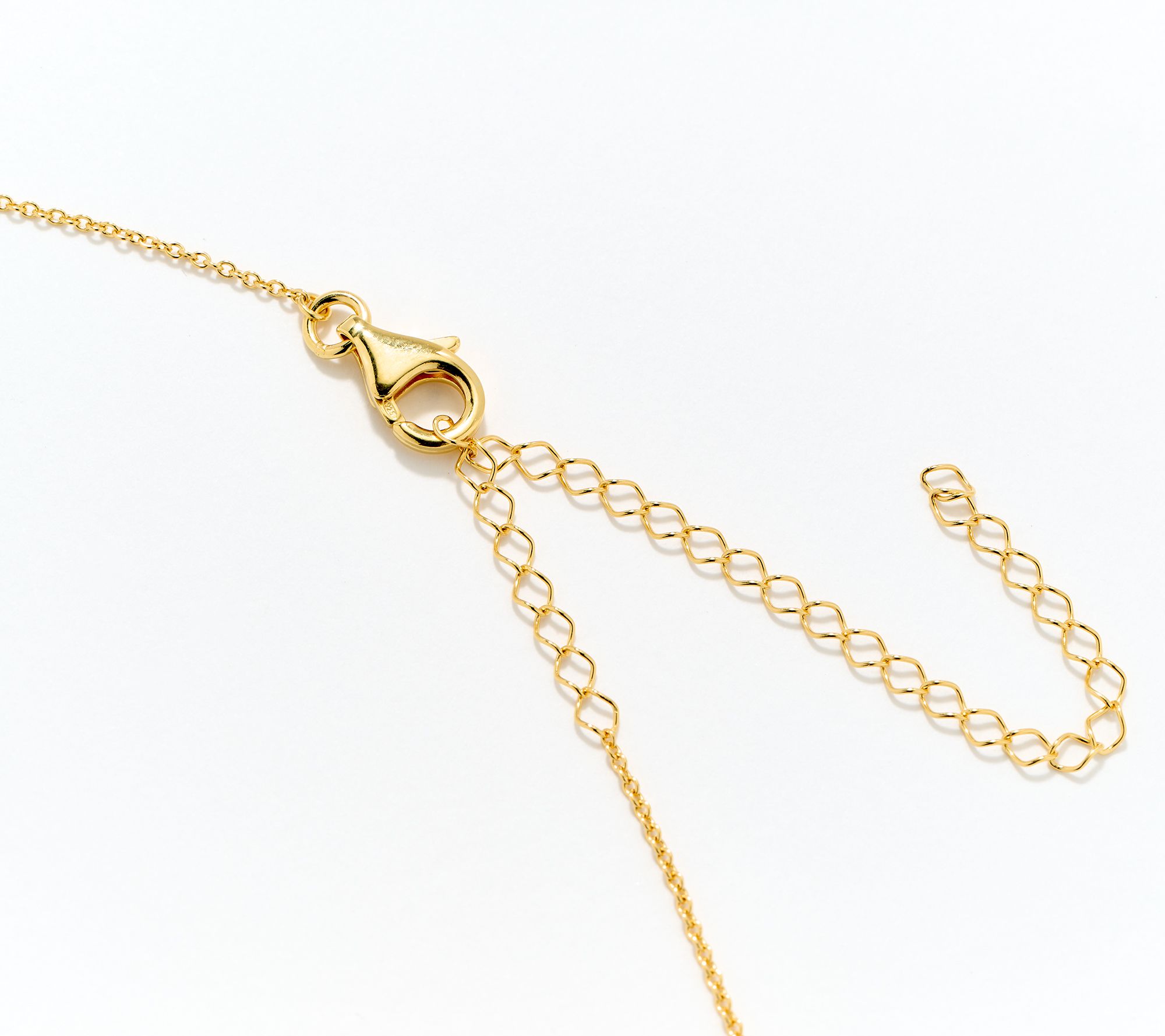 Diamonique x Jennifer Miller Flexible Cross Necklace, Sterling Silver