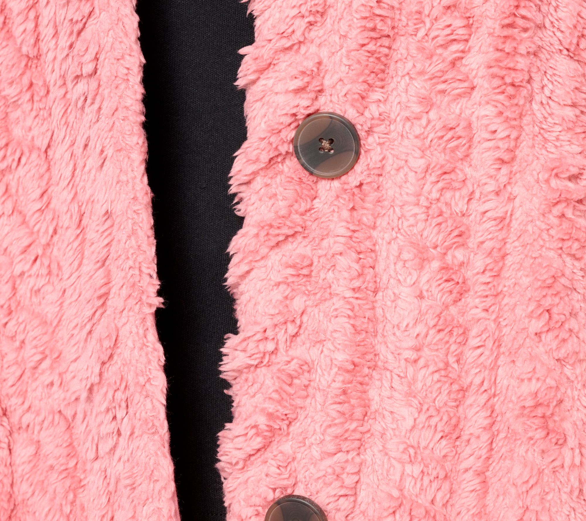 Cuddl Duds Sculpted Sherpa Shacket