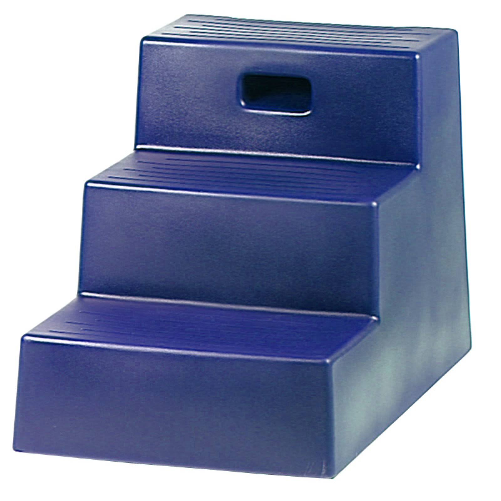 Horsemens Pride 3-Step Mounting Block Blue
