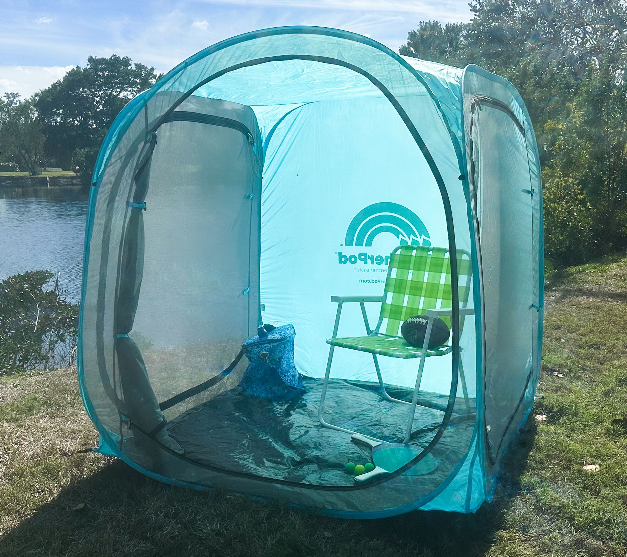 WeatherPod MegaMesh 2-4 Person Bug Screen Pop-up Pod