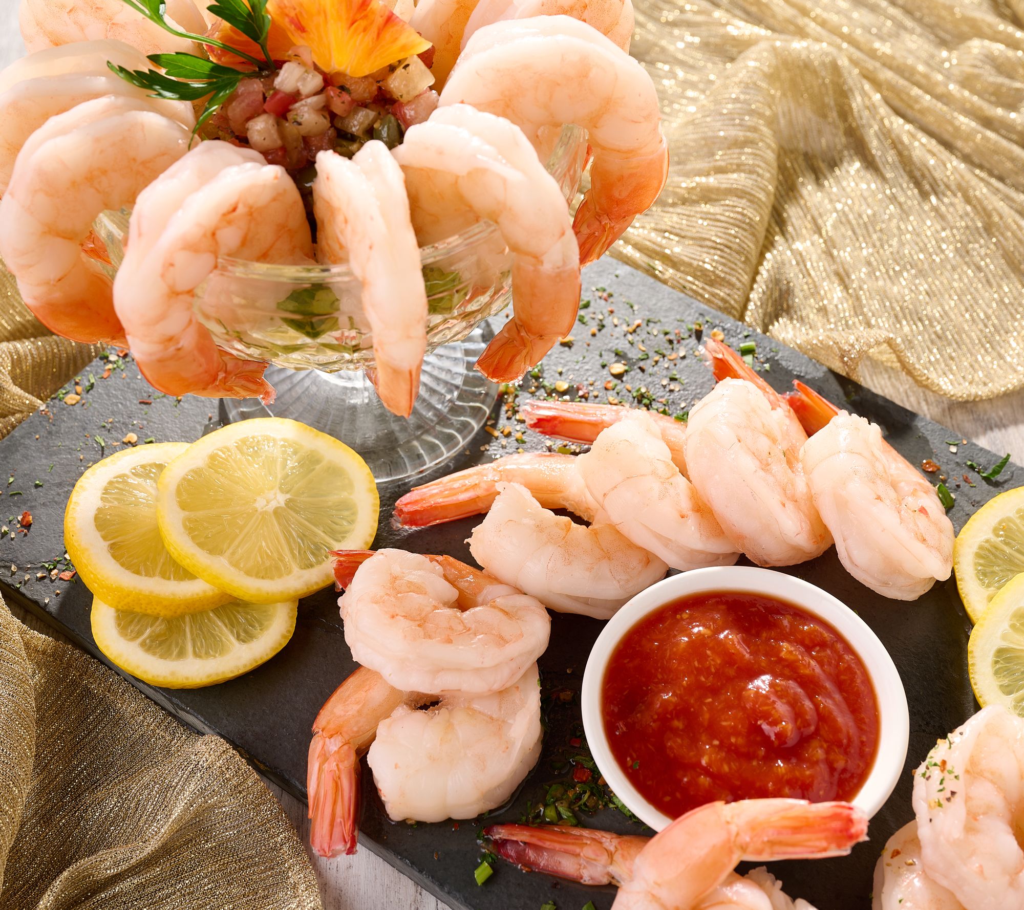 SH12/8 Anderson Seafoods 4lbs Jumbo Shrimp Auto-Delivery