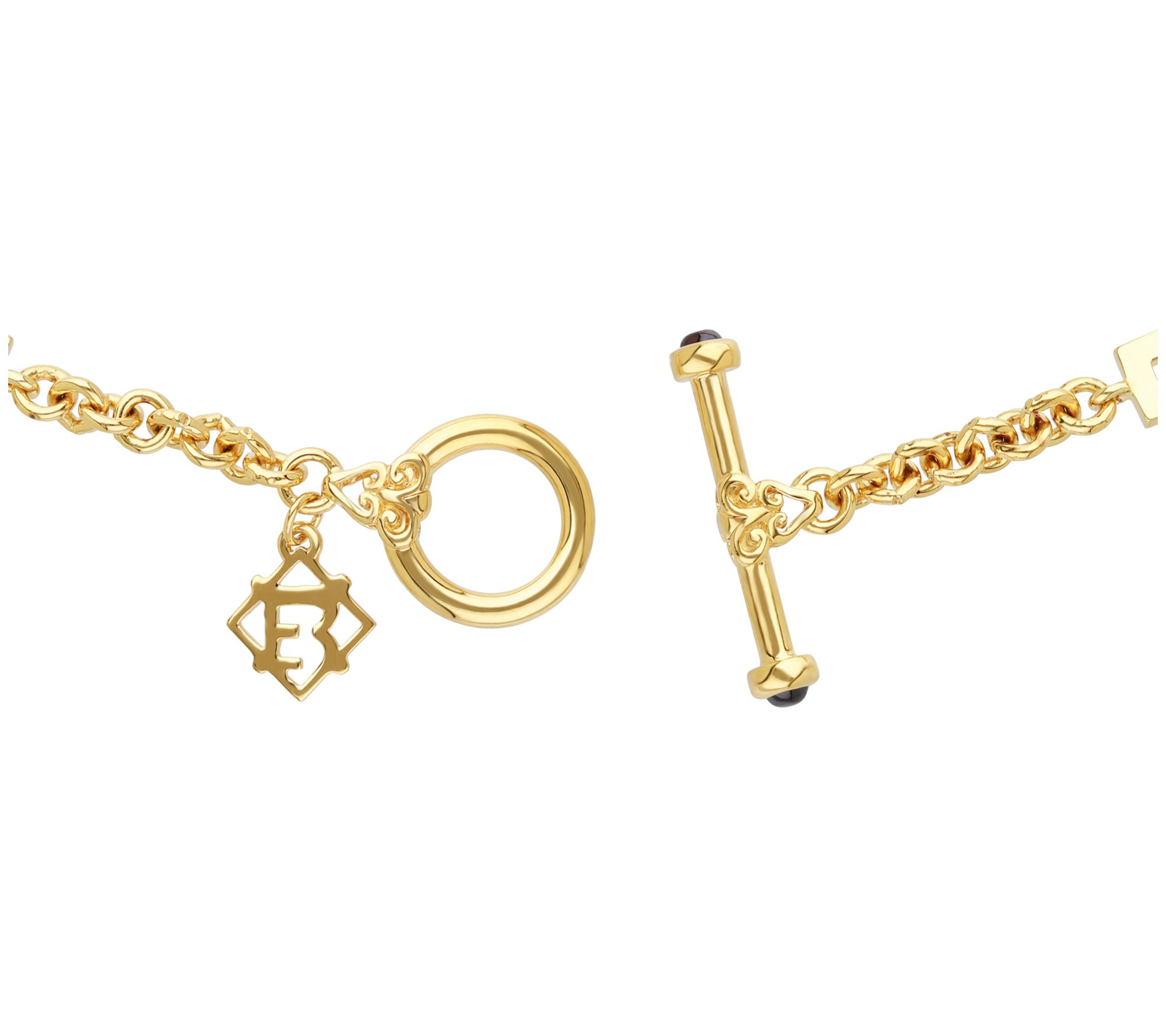 Elyse Ryan 14K Gold Clad Modern Link Bracelet