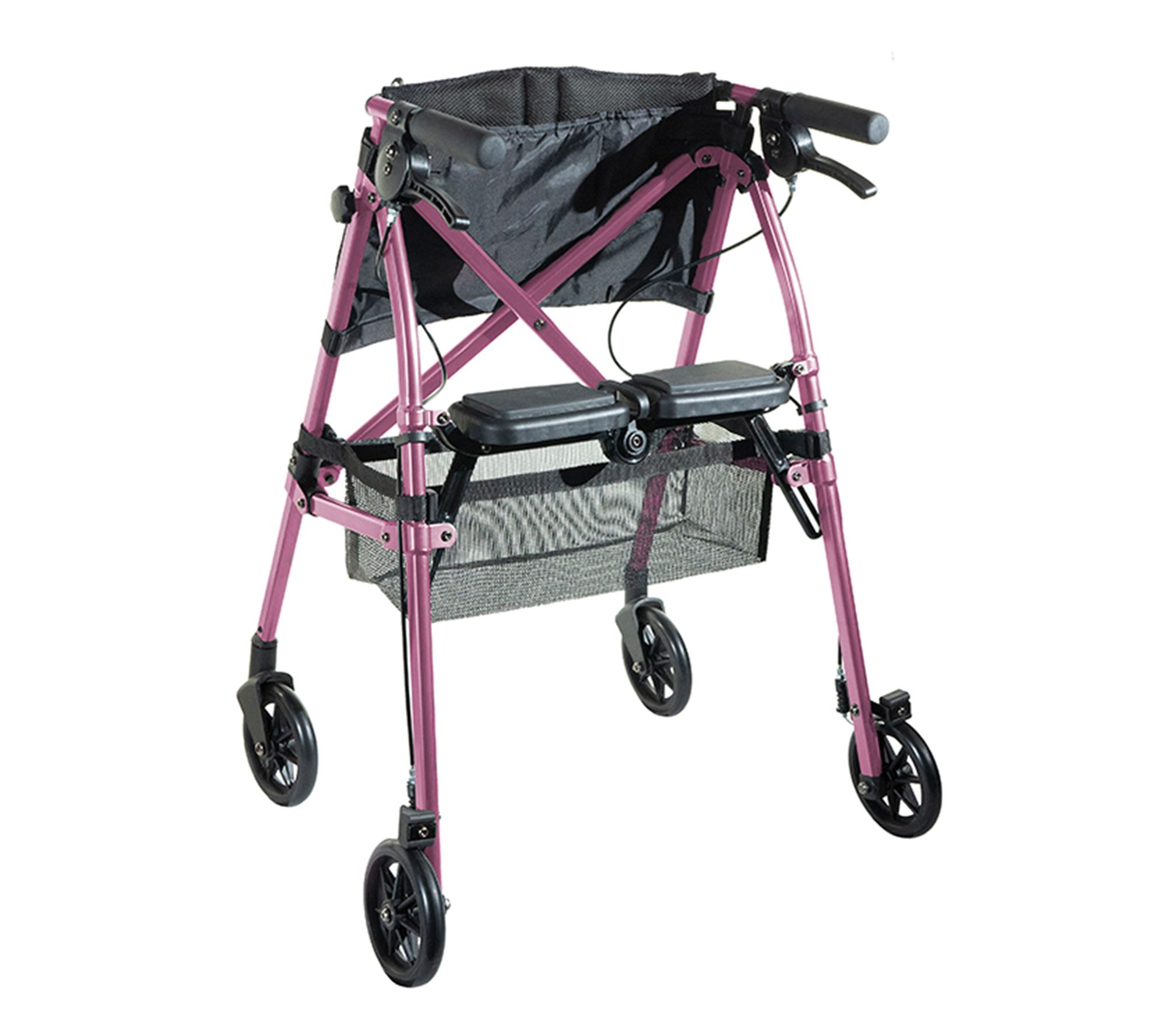 Stander EZ Fold-N-Go Ultra Light Rollator with Accessories