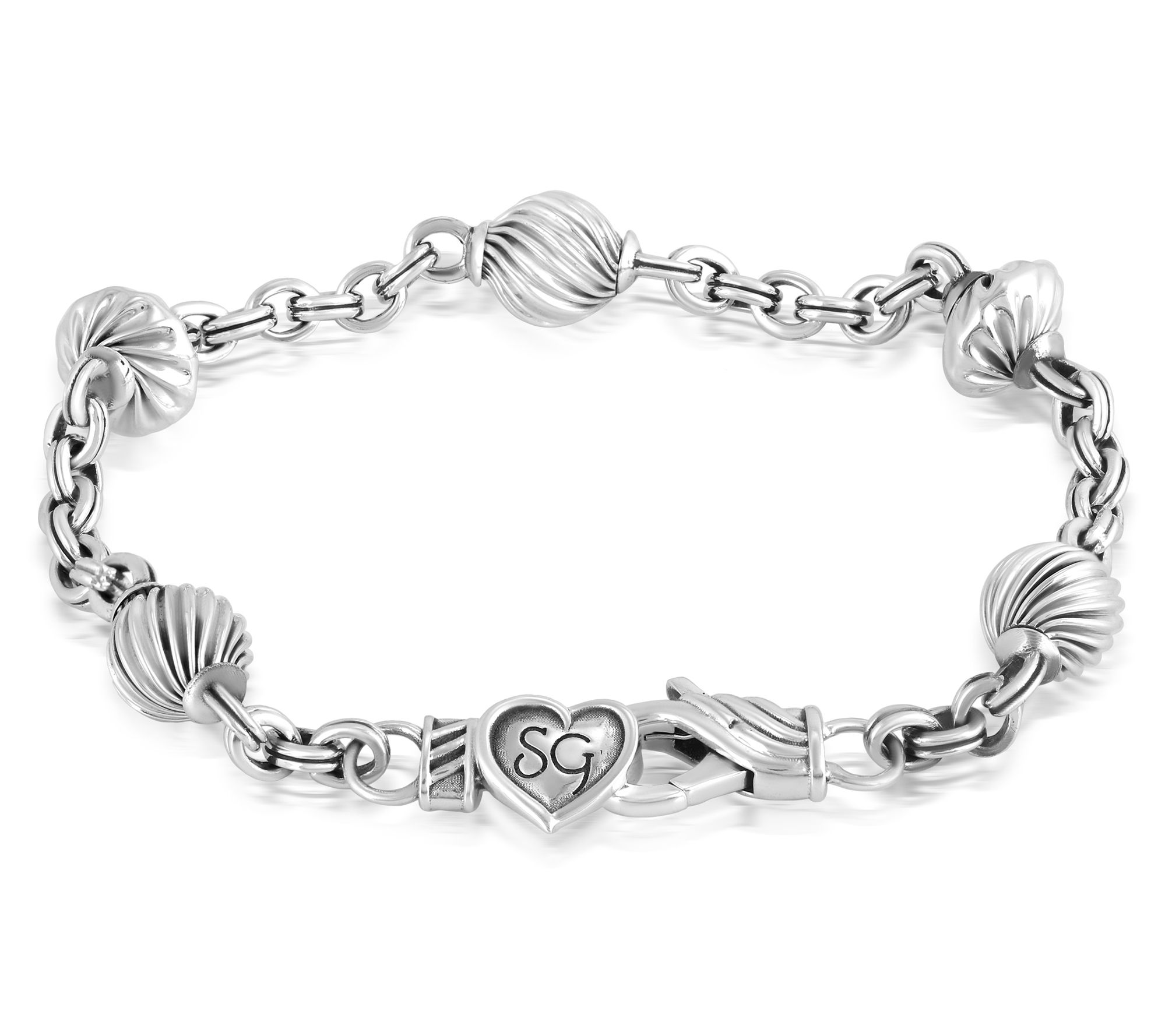 Christian James by Scott Grimes Sterling MixedBead Bracelet