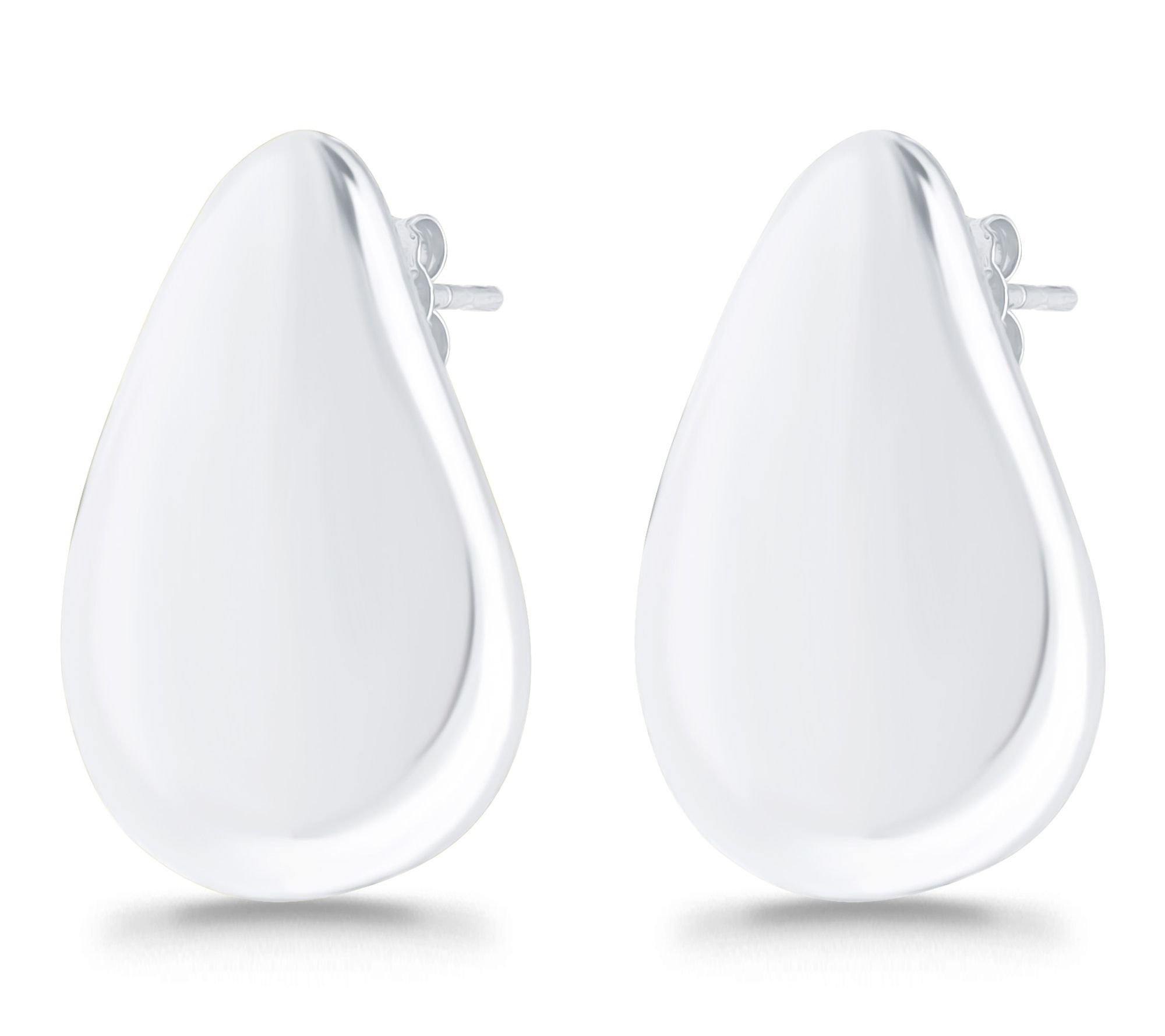 Or Paz Sterling Silver Teardrop Polished Stud Earrings