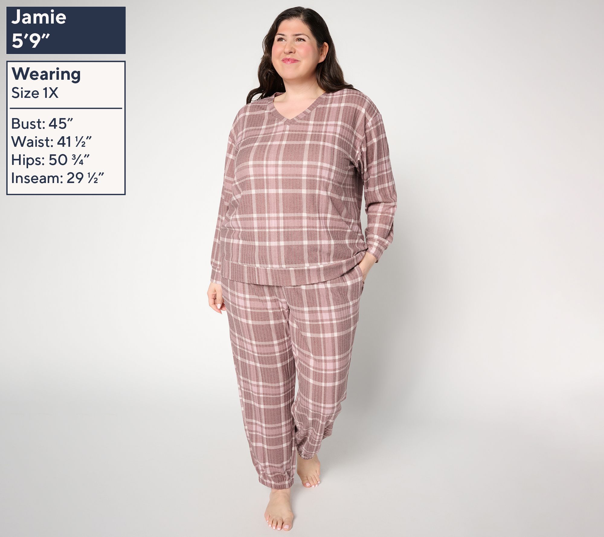Berkshire Homewear Printed Hacci Jogger Lounge Set