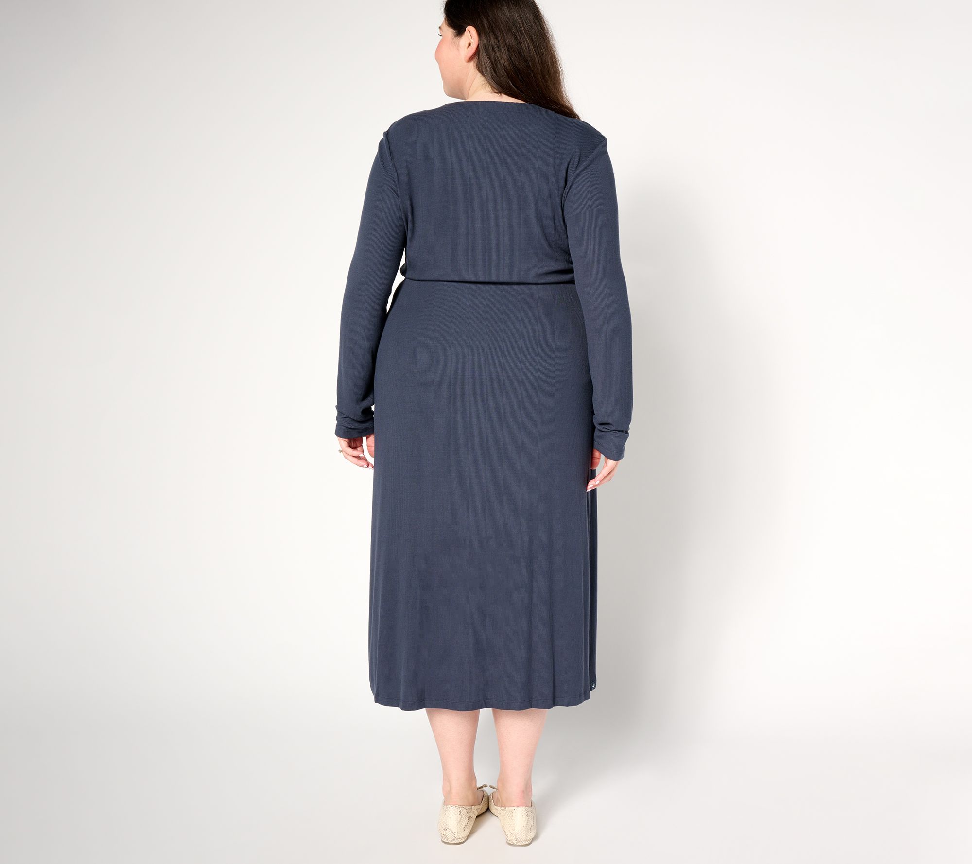 Barefoot Dreams Ultra Soft Rib Wrap Dress