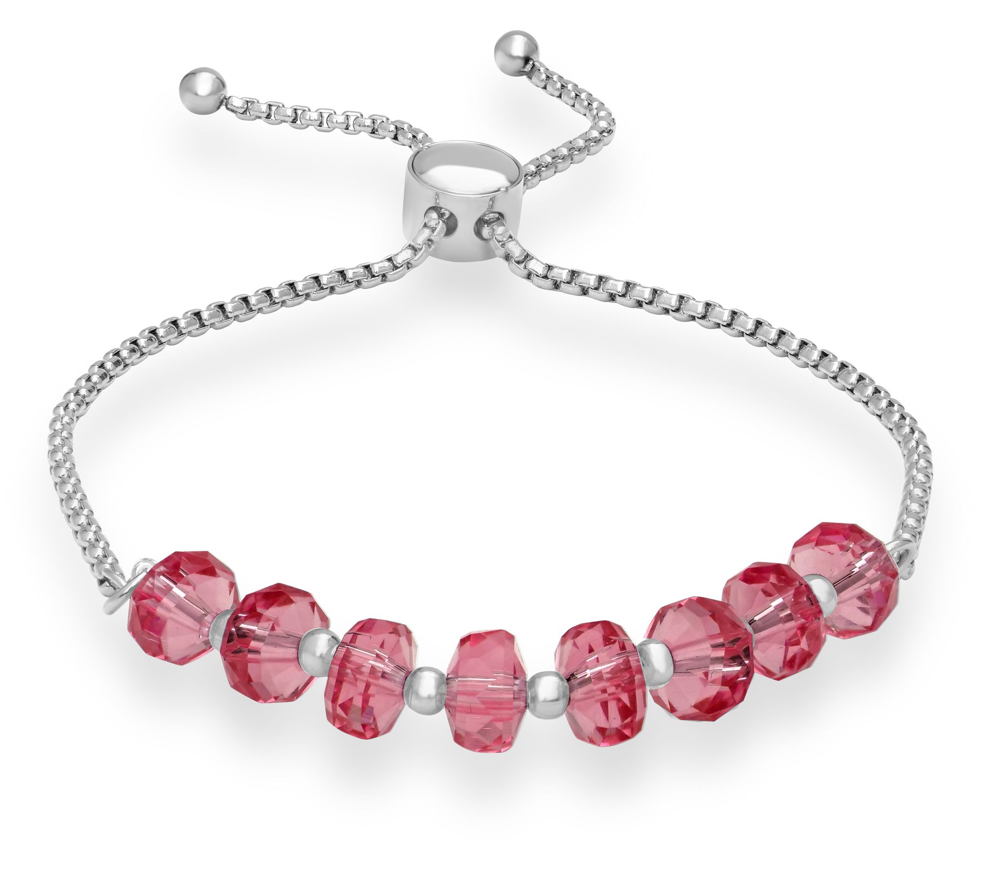 Steel by Design Crystal Birthstone Bracelet