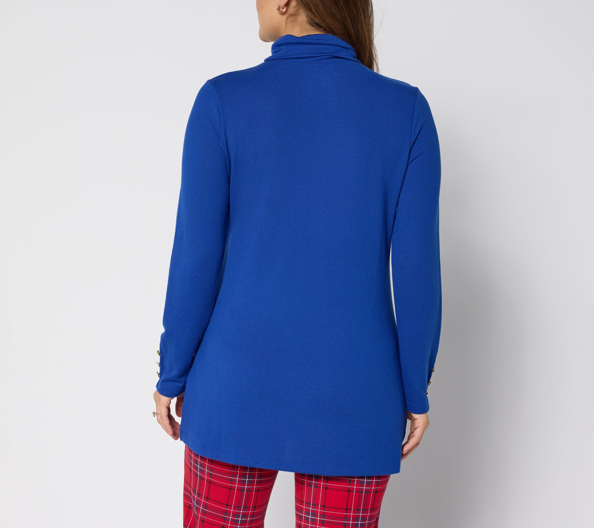 Denim & Co. Essentials Regular Heavenly Jersey Tunic