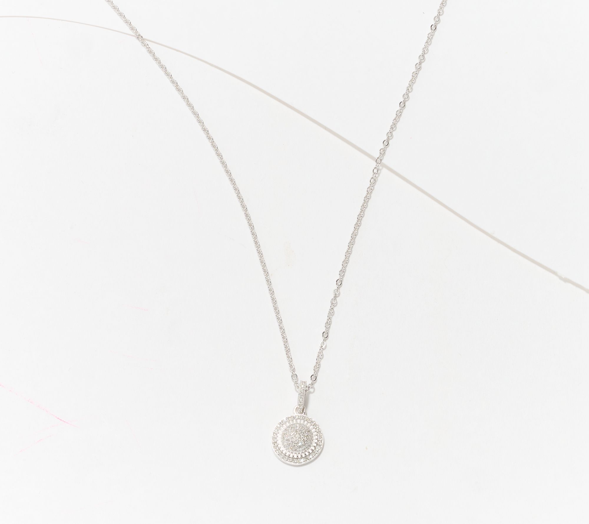 Affinity Diamonds 0.33 cttw Boxed Stud & Necklace Set, Sterling