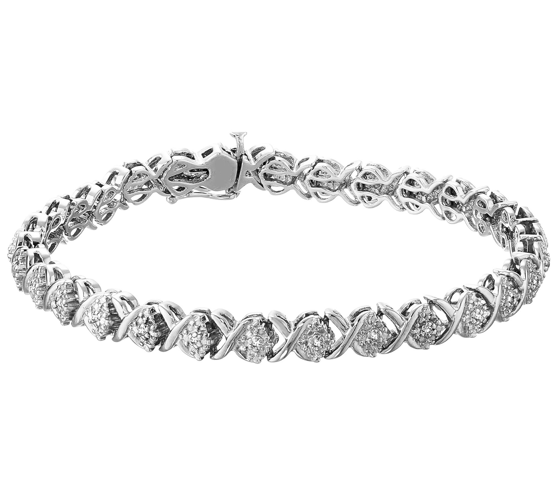 Sterling Silver Diamond Accent 