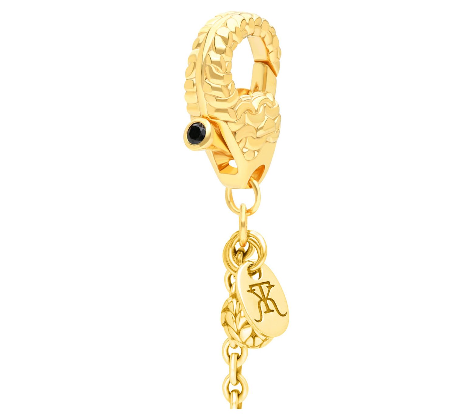 Tiffany Kay Stu dio 14K Clad Pu rl Knit Ball St ation Bracelet