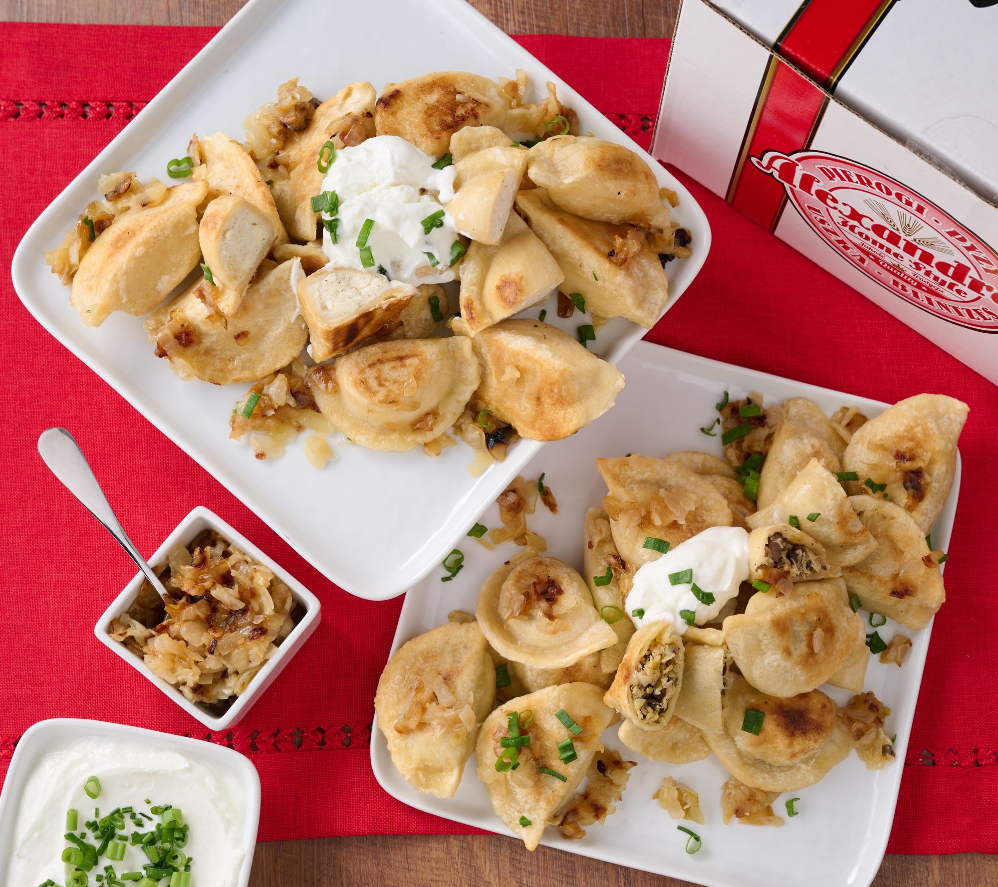 SH12/8 Alexandra (40)1oz Pierogi 10oz Onions Auto-Delivery