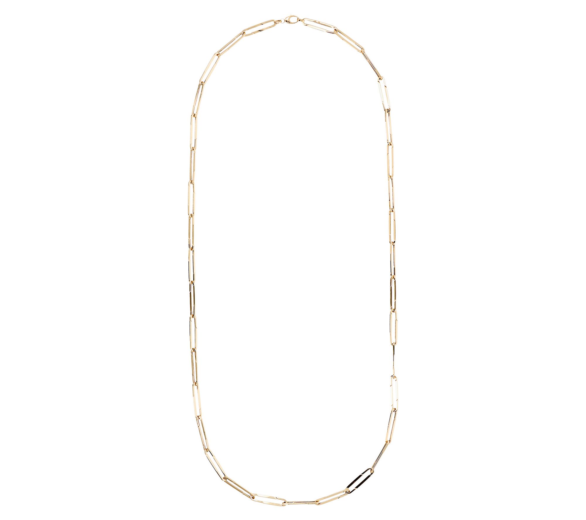 Alberto Milani 14K Gold Paperclip Link 36