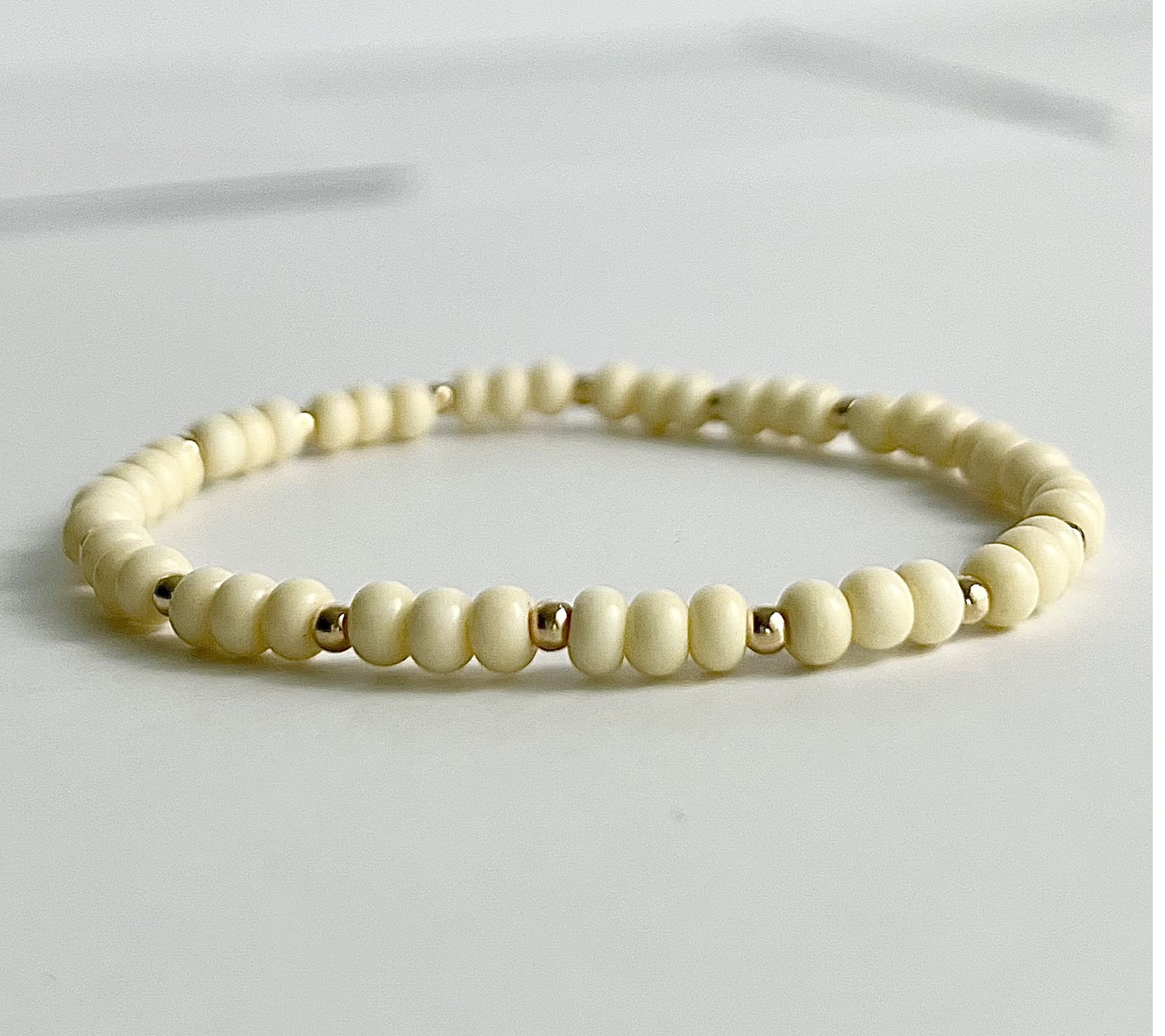 MaeMarie Wraps Butter Bubble Slip On Bracelet,14K Gold