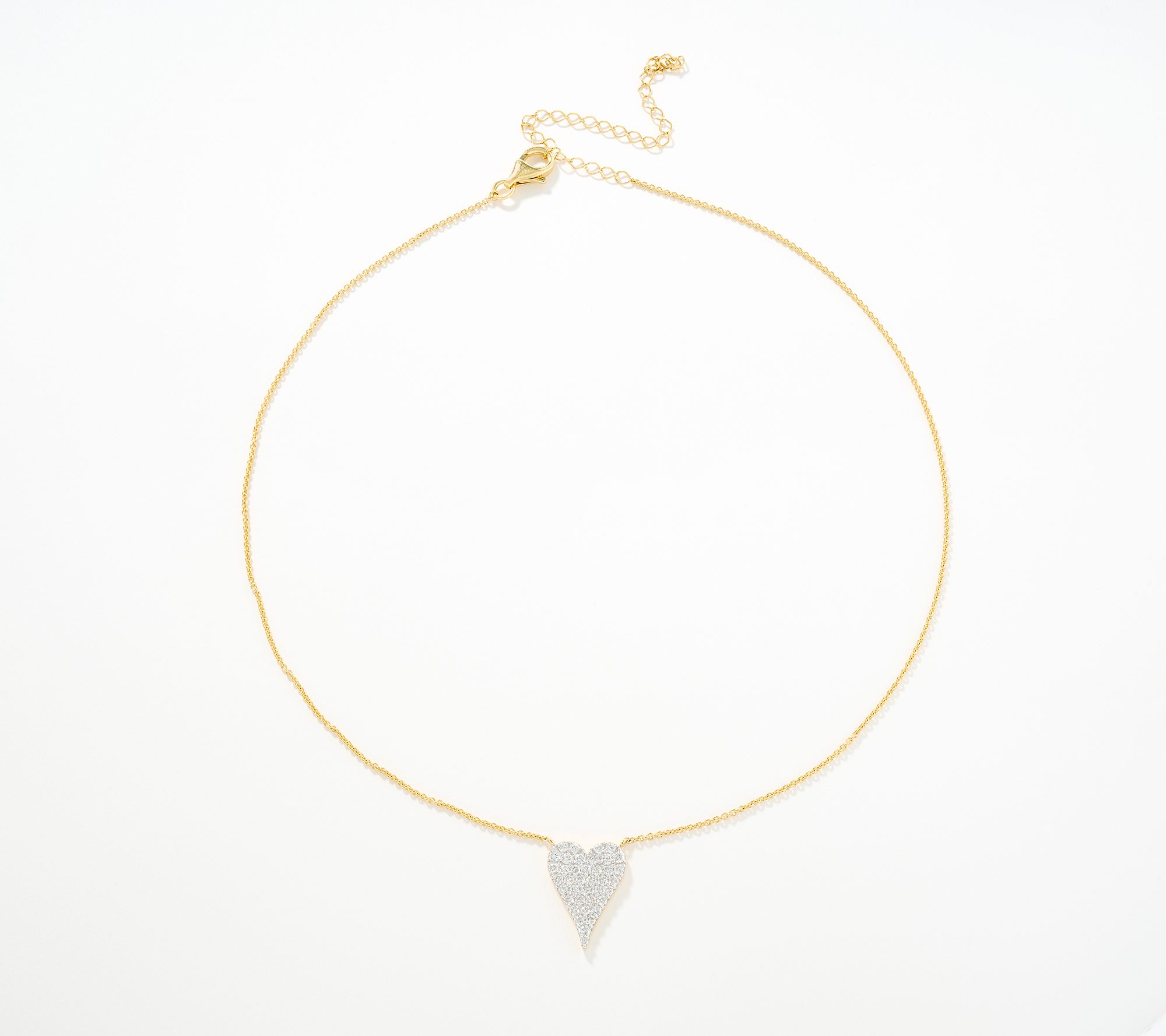 JEN by Jennifer Miller Lab Grown Diamond 1.00ct Heart Necklace