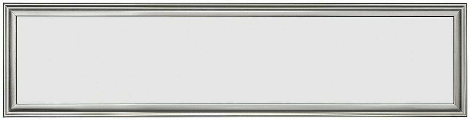 Hampton Bay 54325111 48 in. x 12 in. Low Profile Selectable LED Flush Mount Ceiling Flat Panel Brushed Nickel Rectangle 4000 Lum
