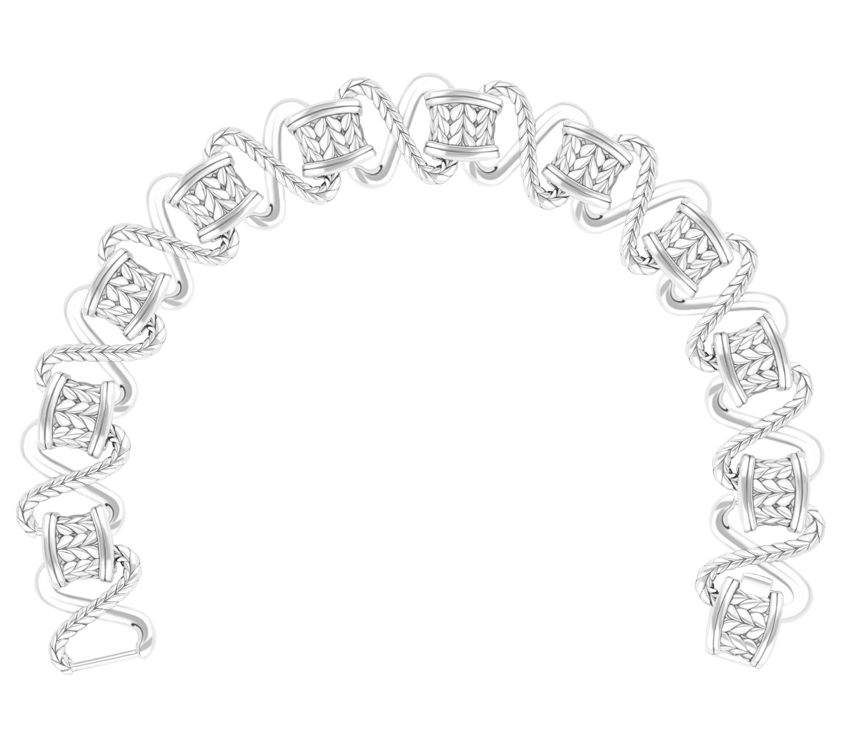 Tiffany Kay Studio Sterling Herringbone Infinity Bracelet