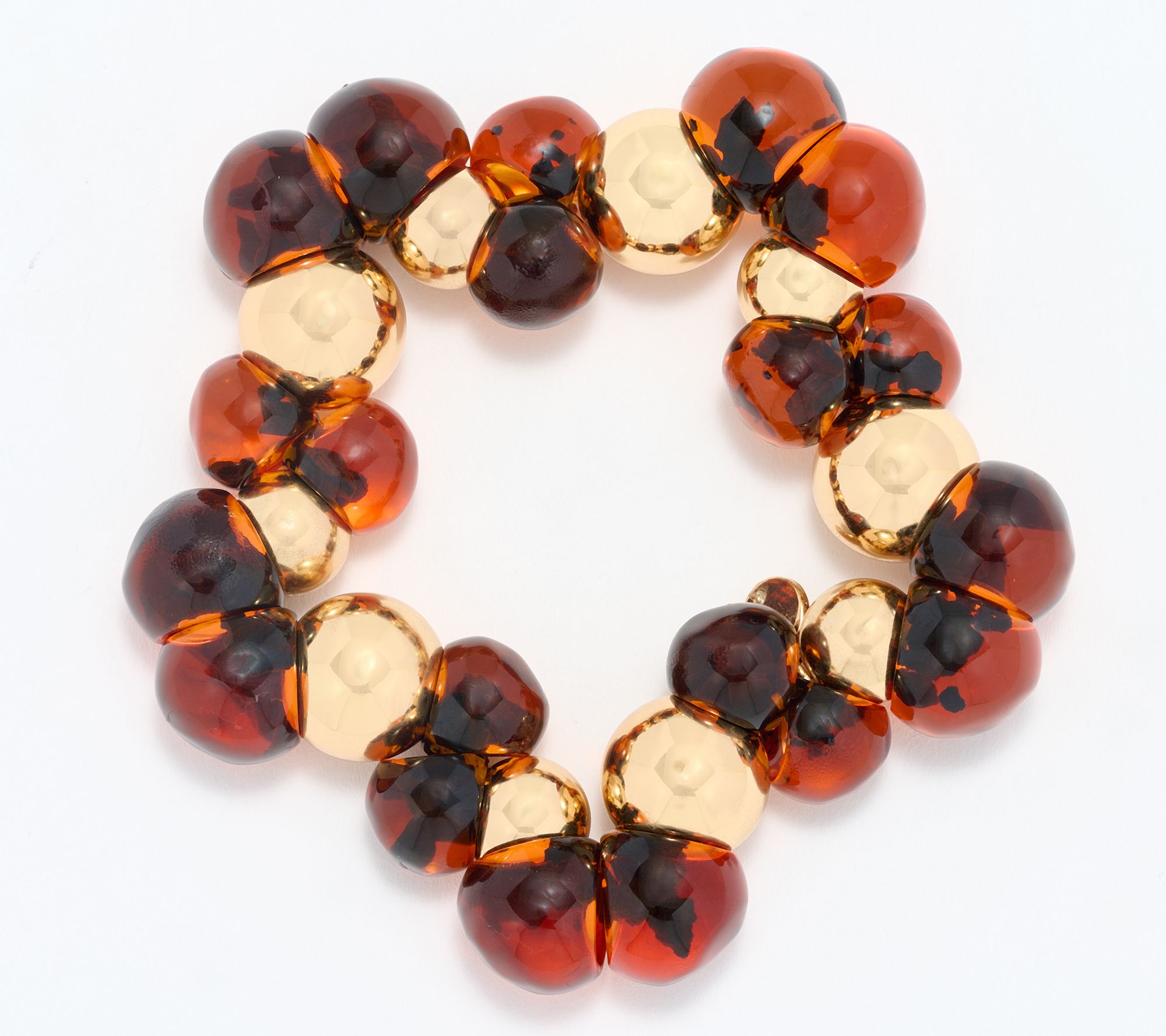 Carla Rockmore Collection Multi Bead Elastic Bracelet