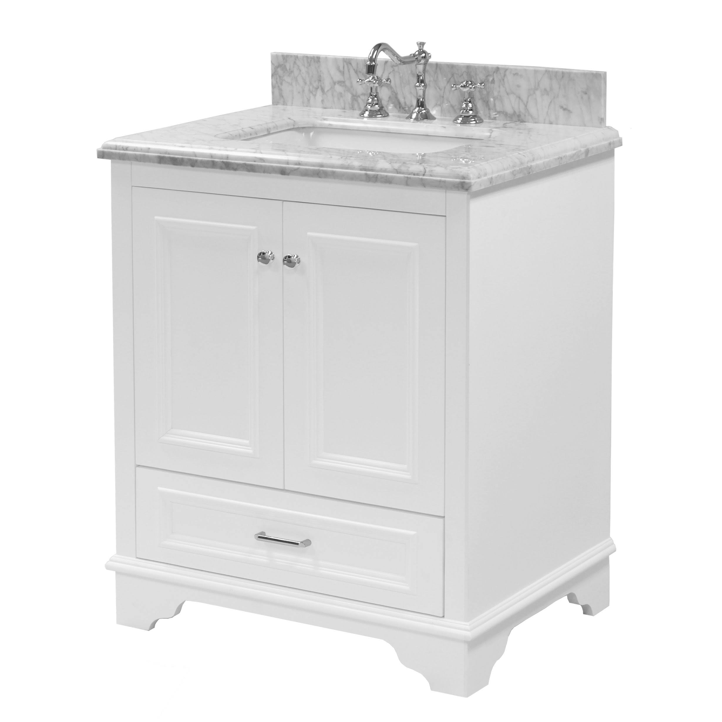 Nantucket 30 inch Bathroom Vanity, White