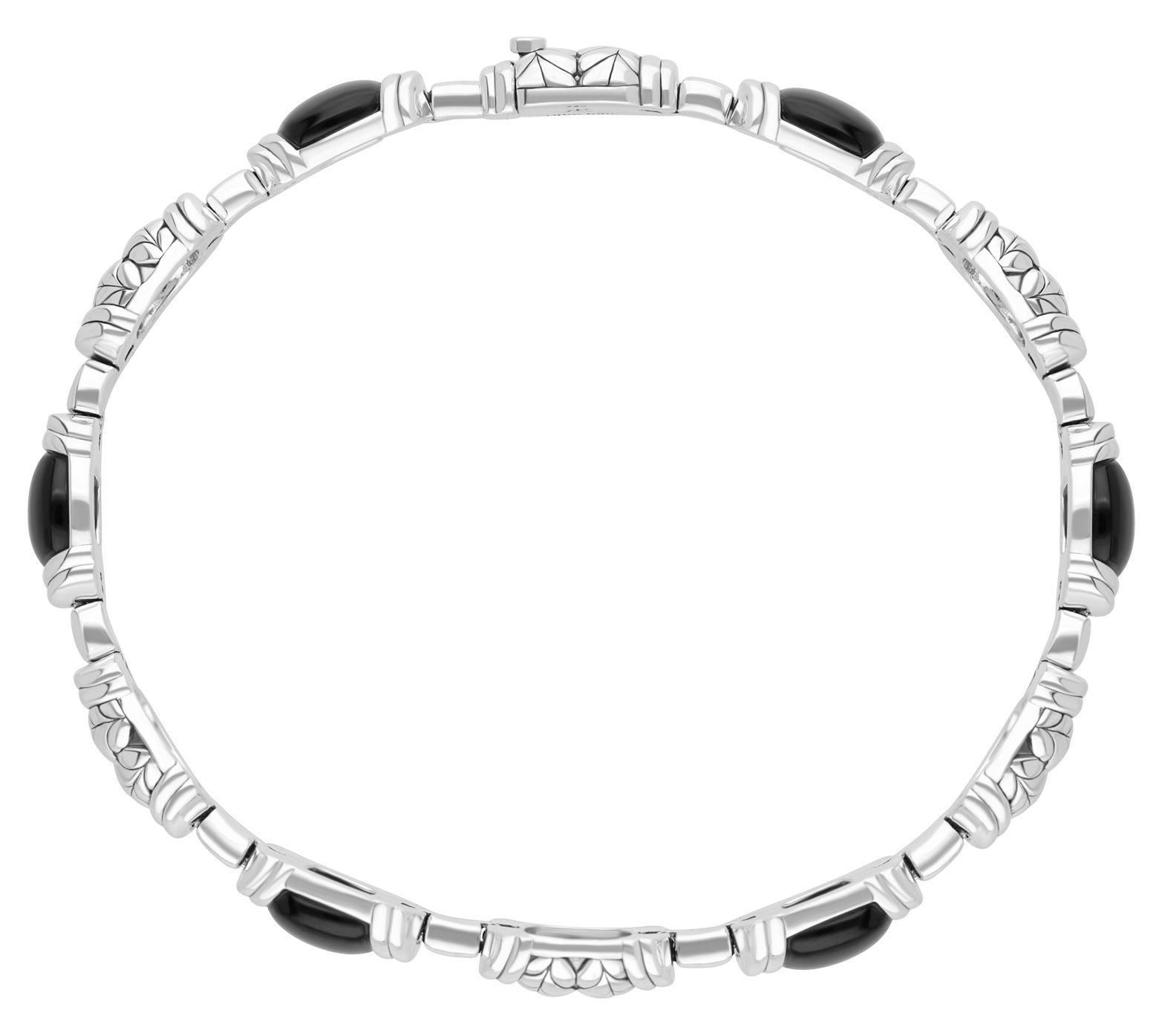 Tiffany Kay Studio Sterling Silver Onyx Herring one Bracelet