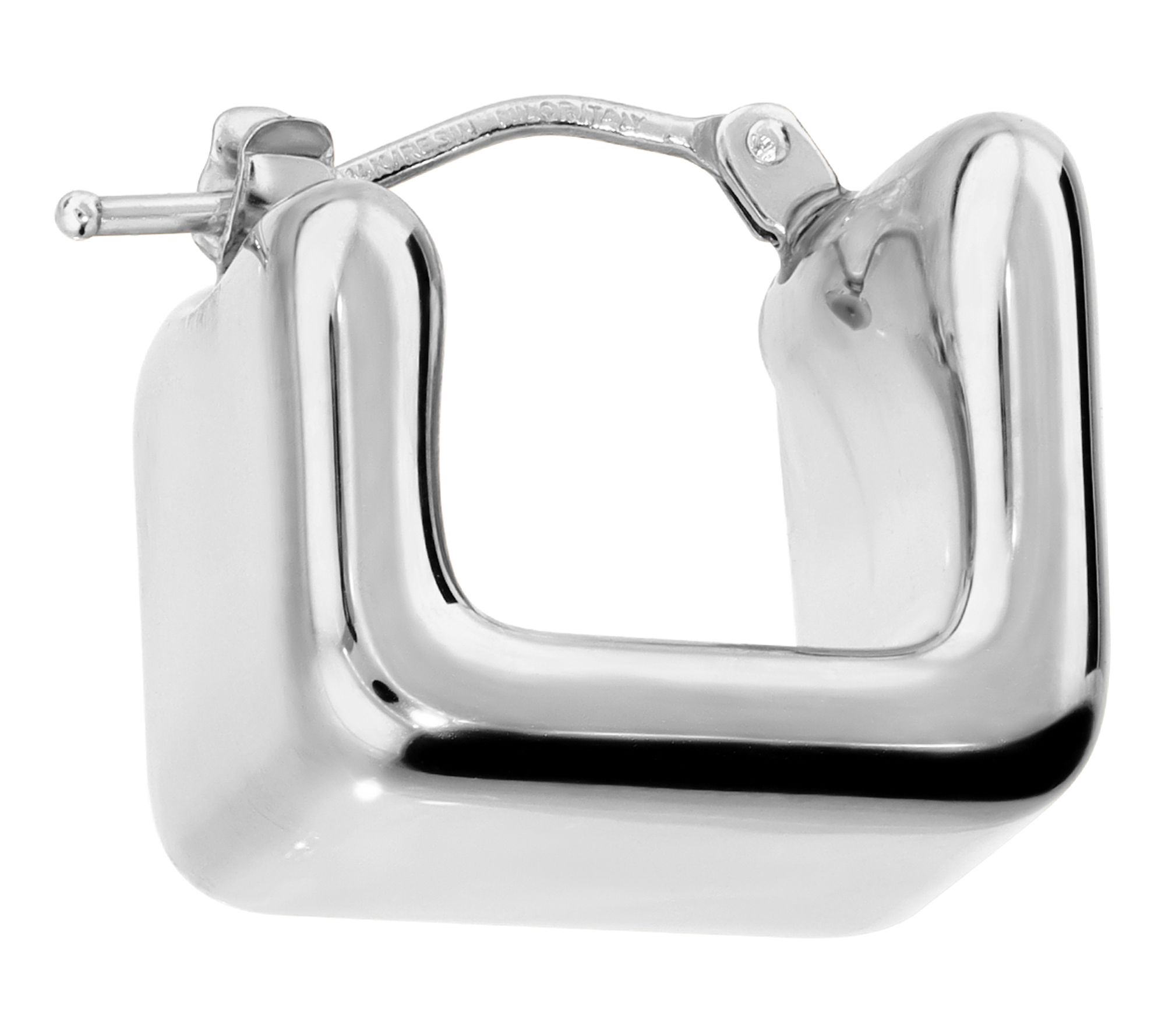 BellaOro Polished Hoop Earrings, 14K Gold OverResin