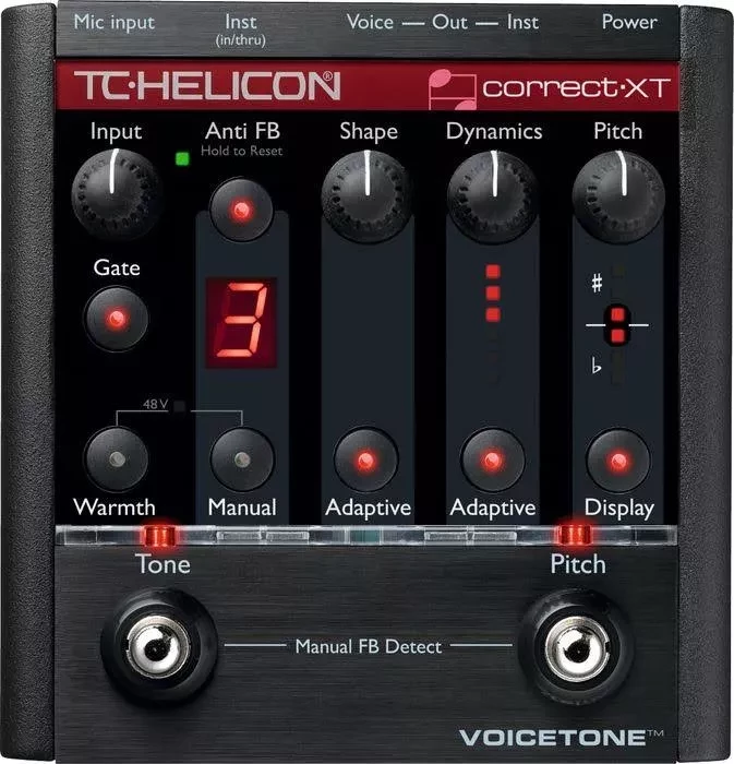 TC Helicon VoiceTone Correct XT Pedal