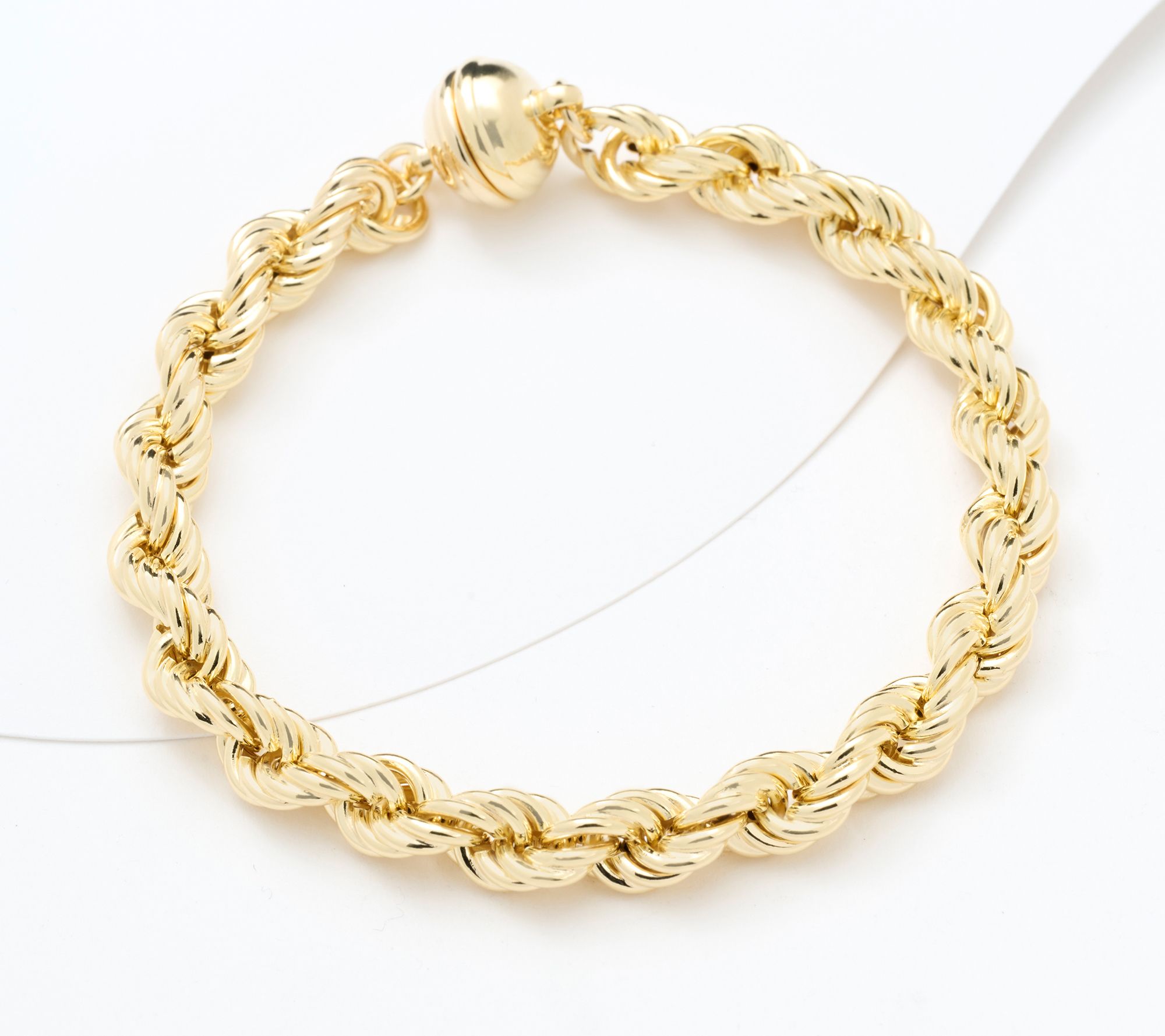 David Markstein Bronze Premium Rope Bracelet with Magnetic Clasp