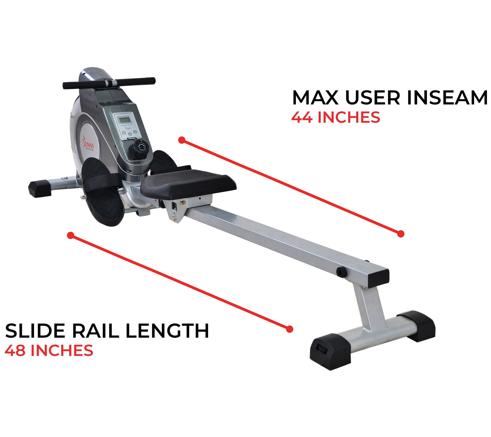 Sunny Health & Fitness SF-RW5515 Magnetic Rowing Machine