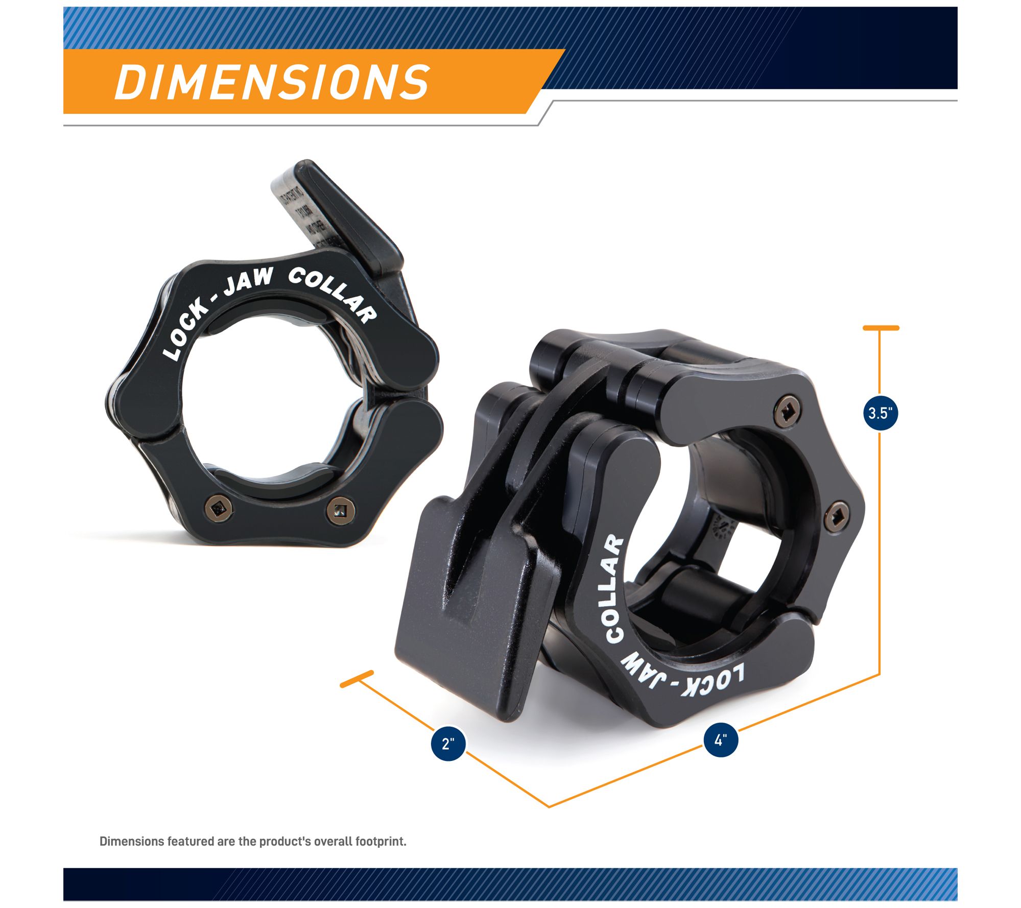 Steelbody Lock Jaw Olympic Collars