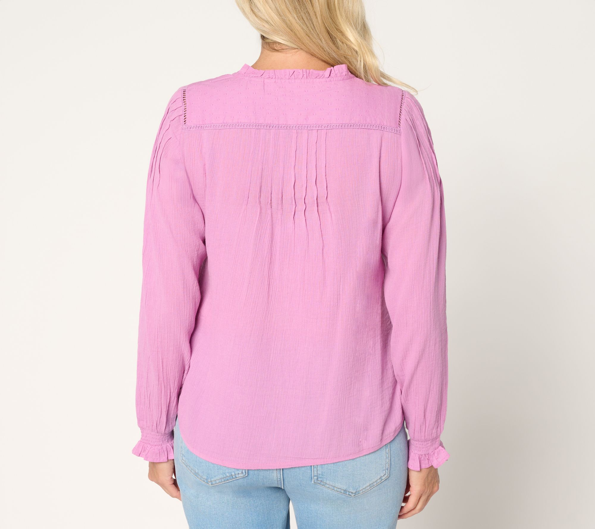 Ree by the Pioneer Woman 100% Cotton Clip Dot Blouse