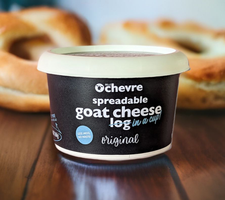 SH6/24 Belle Chevre (4) Pack Spreadable Goat Cheese in Cups