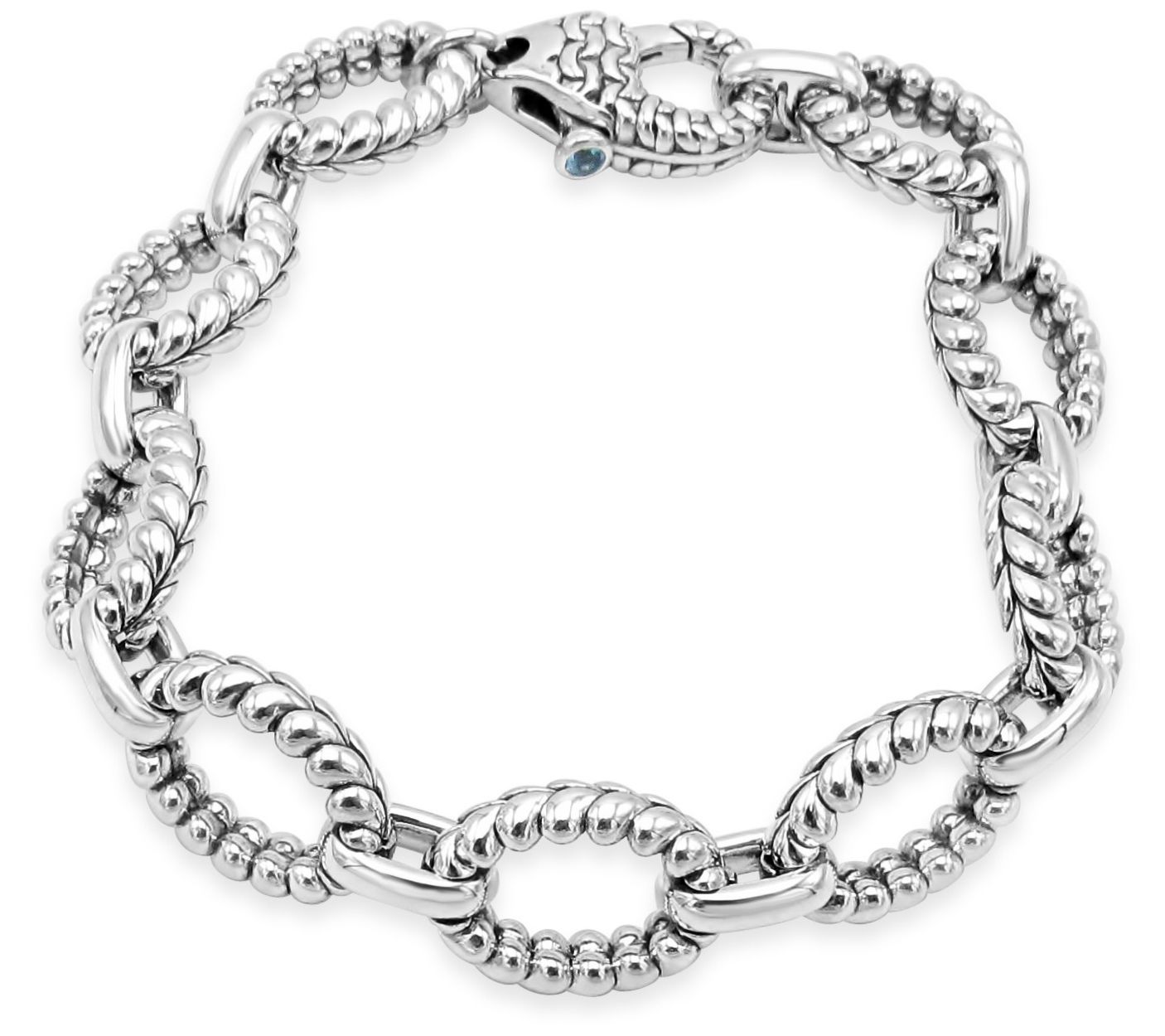Tiffany Kay Sterling Silver Herringbone Link Bracelet