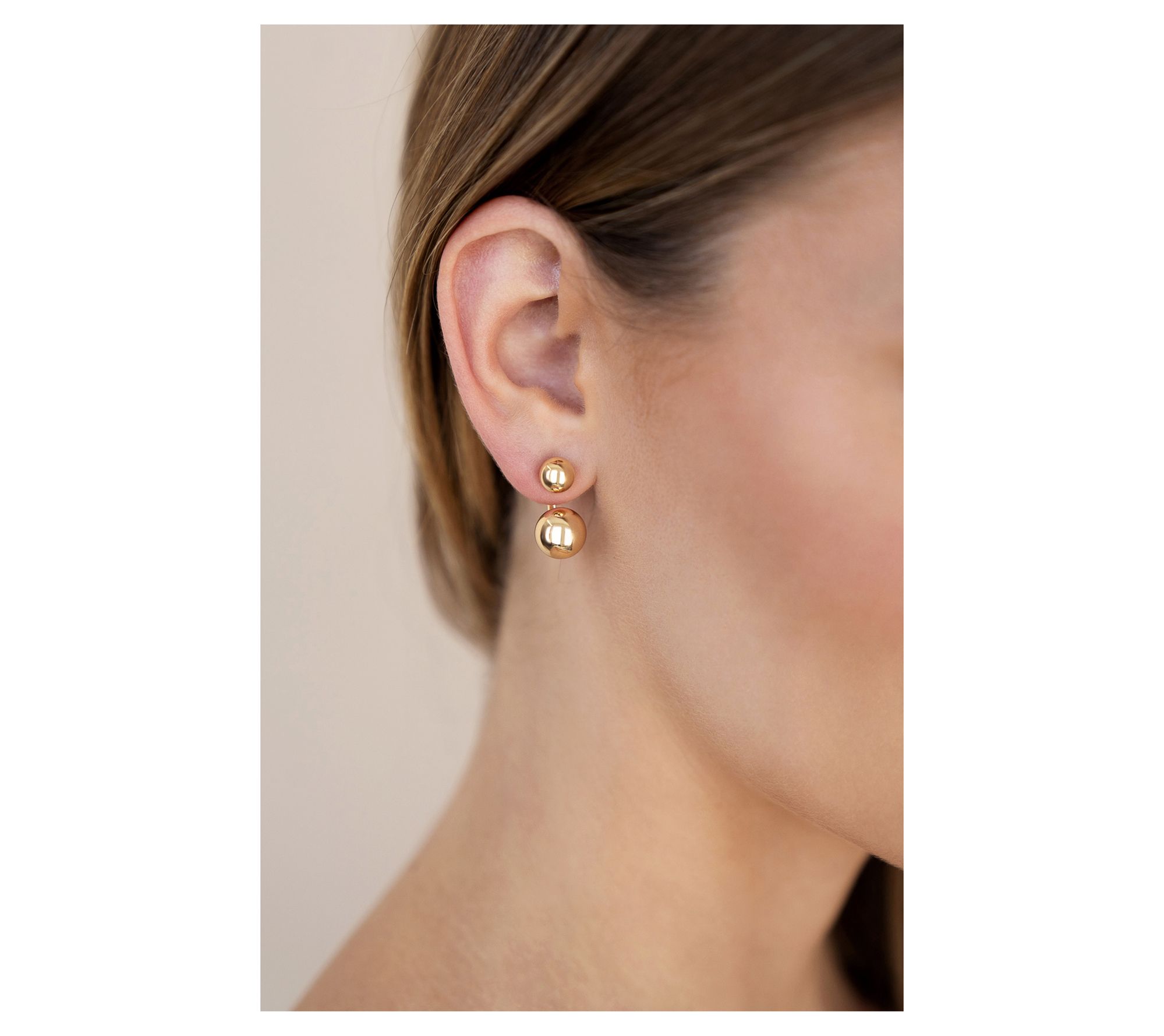 Ettika Bubble Ear Jacket Earrings