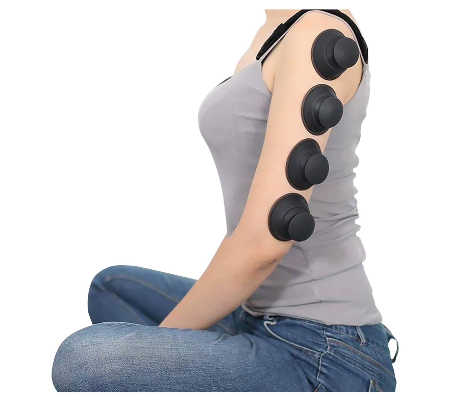 TRAKK Set of 4 Cupping Therapy w/ Carry Bag