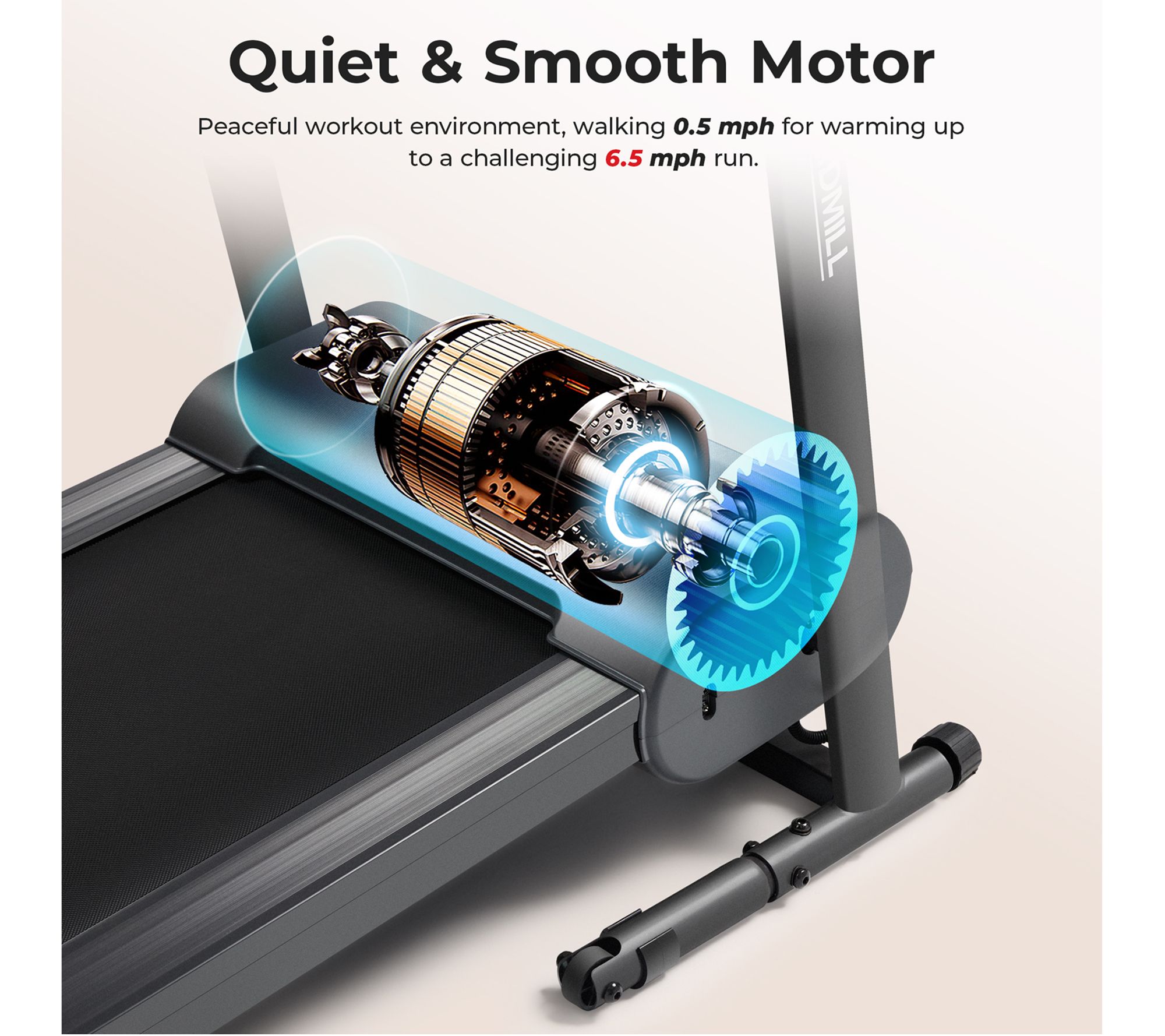 Sunny Smart Easy Assembly Folding Treadmill