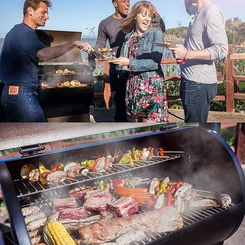 Z Grills 1060 Sq in Pellet Grill and Smoker, Stainless Steel | ZPG-10002B2E