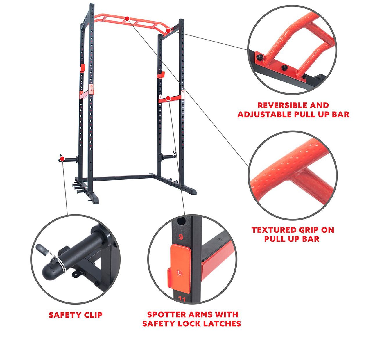 Sunny Health & Fitness Power Zone Strength RackSF-XF9925