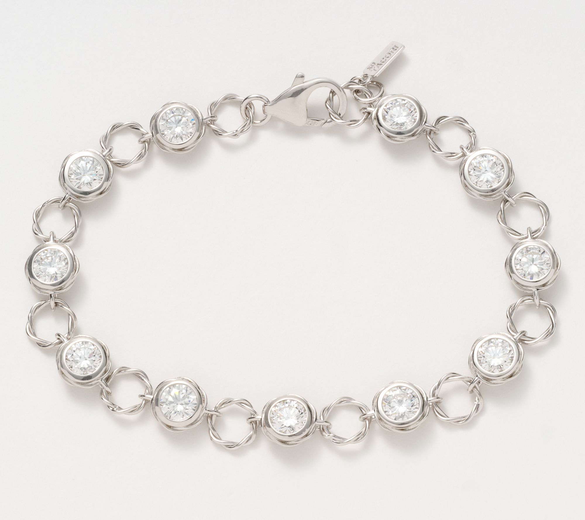 XO TACORI Lab Grown Diamond 5.5 cttw Station Bracelet, 14K