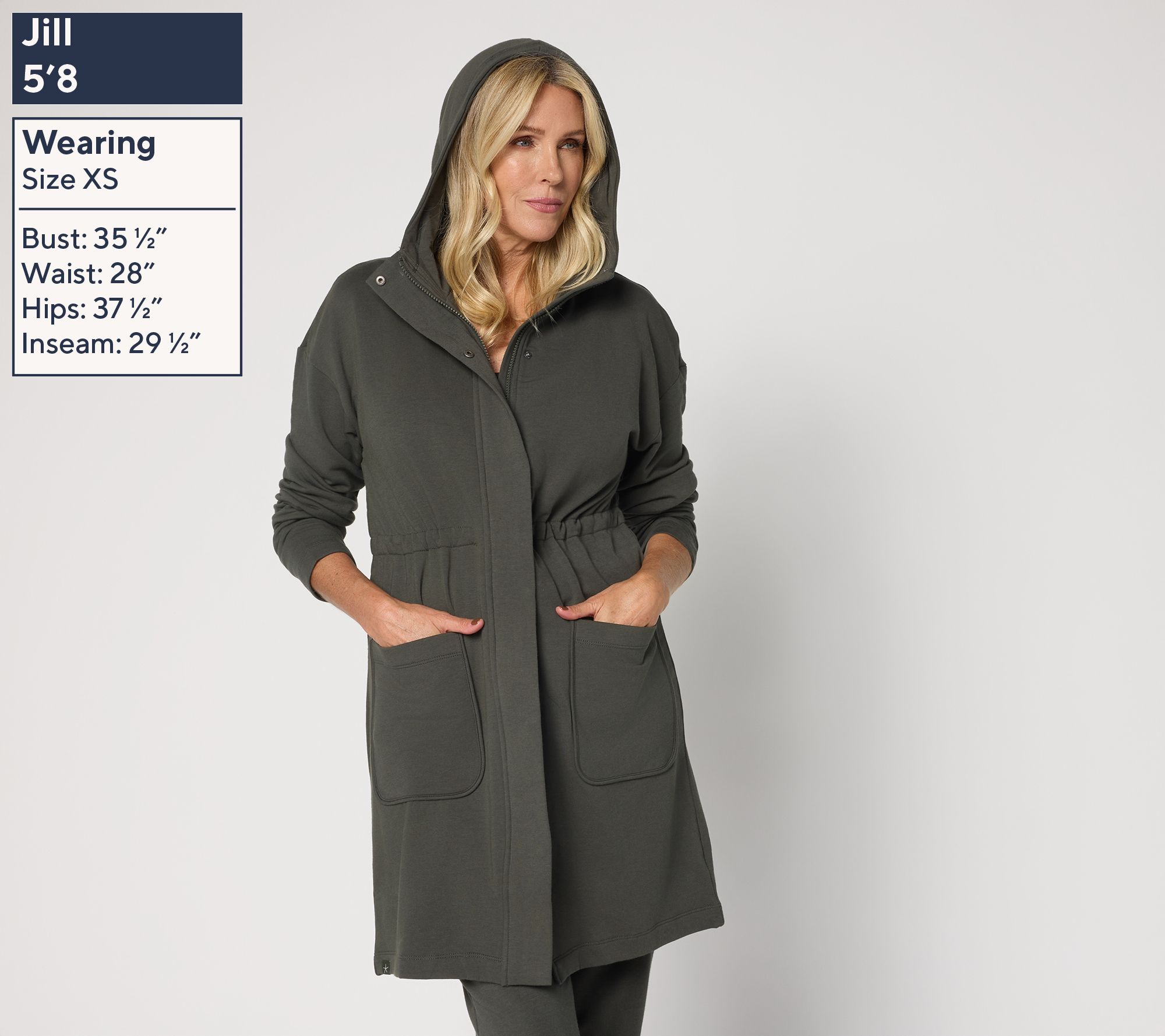 Barefoot Dreams Brushed Luxe Lounge Hooded Parka