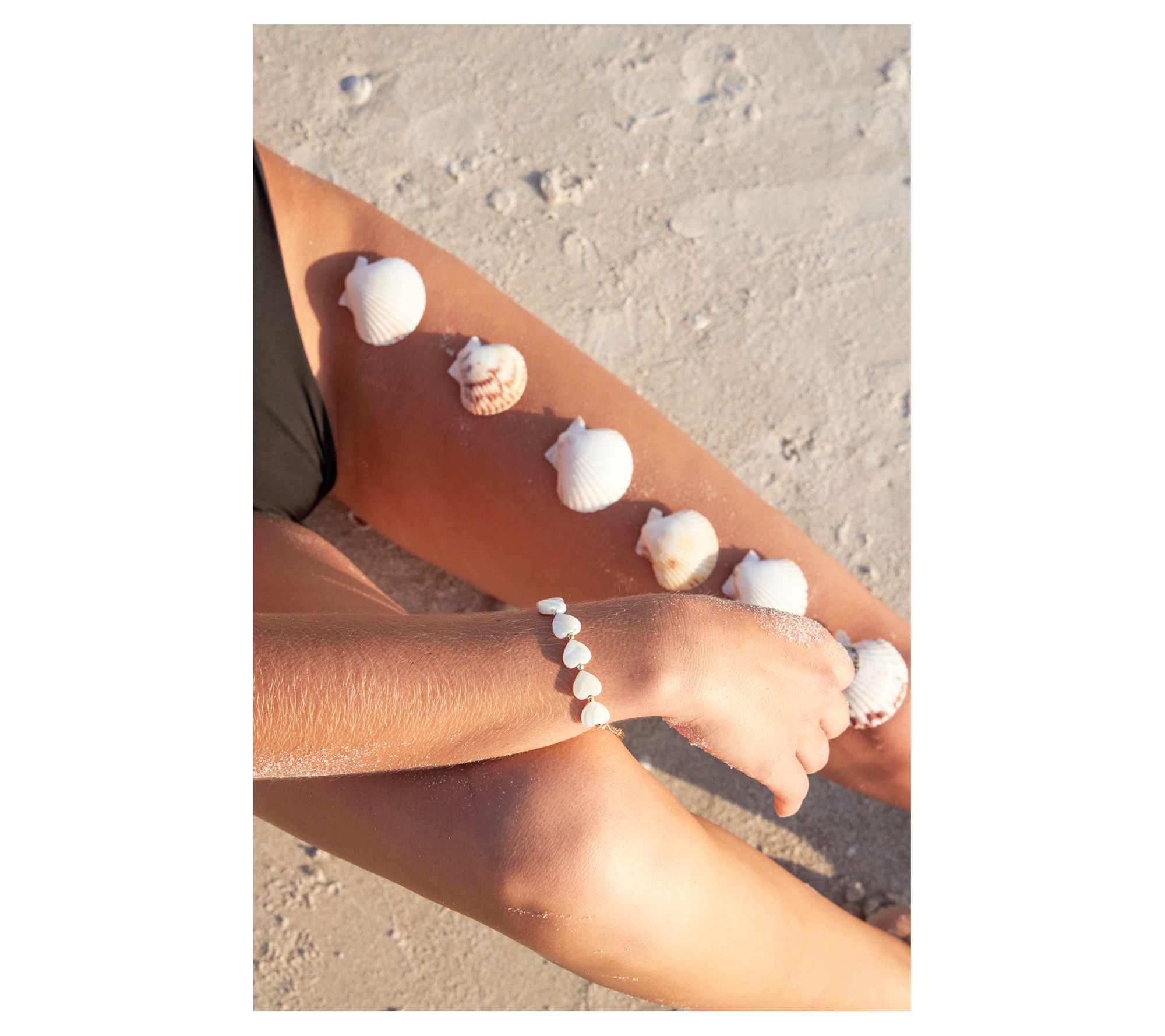 Adriana Pappas Designs Mother of Pearl Sweetheart Bracelet