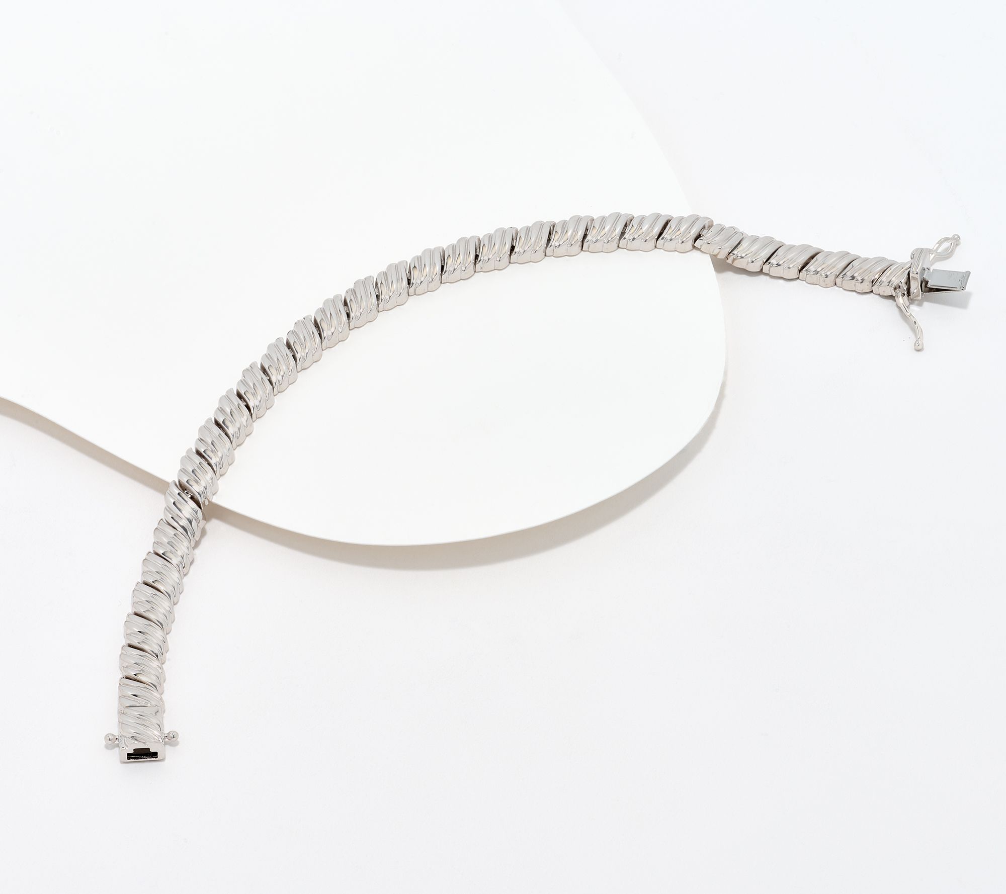 Christian James by Scott Grimes Sterling Silver Ripple Link Bracelet, 13.0g