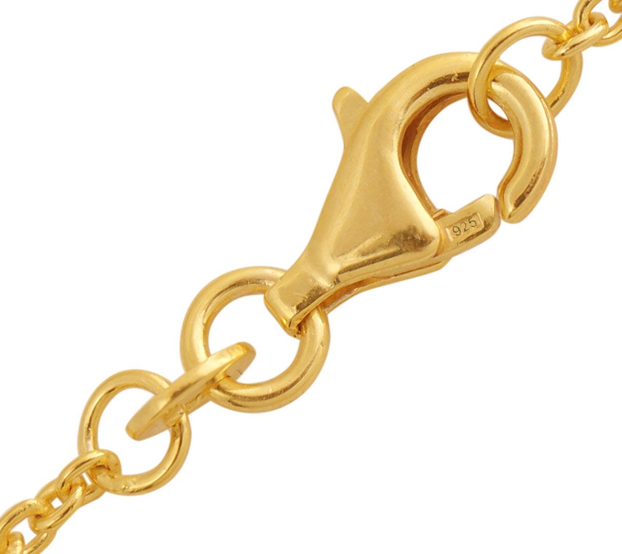 Sterling Gemstone Hamsa Necklace