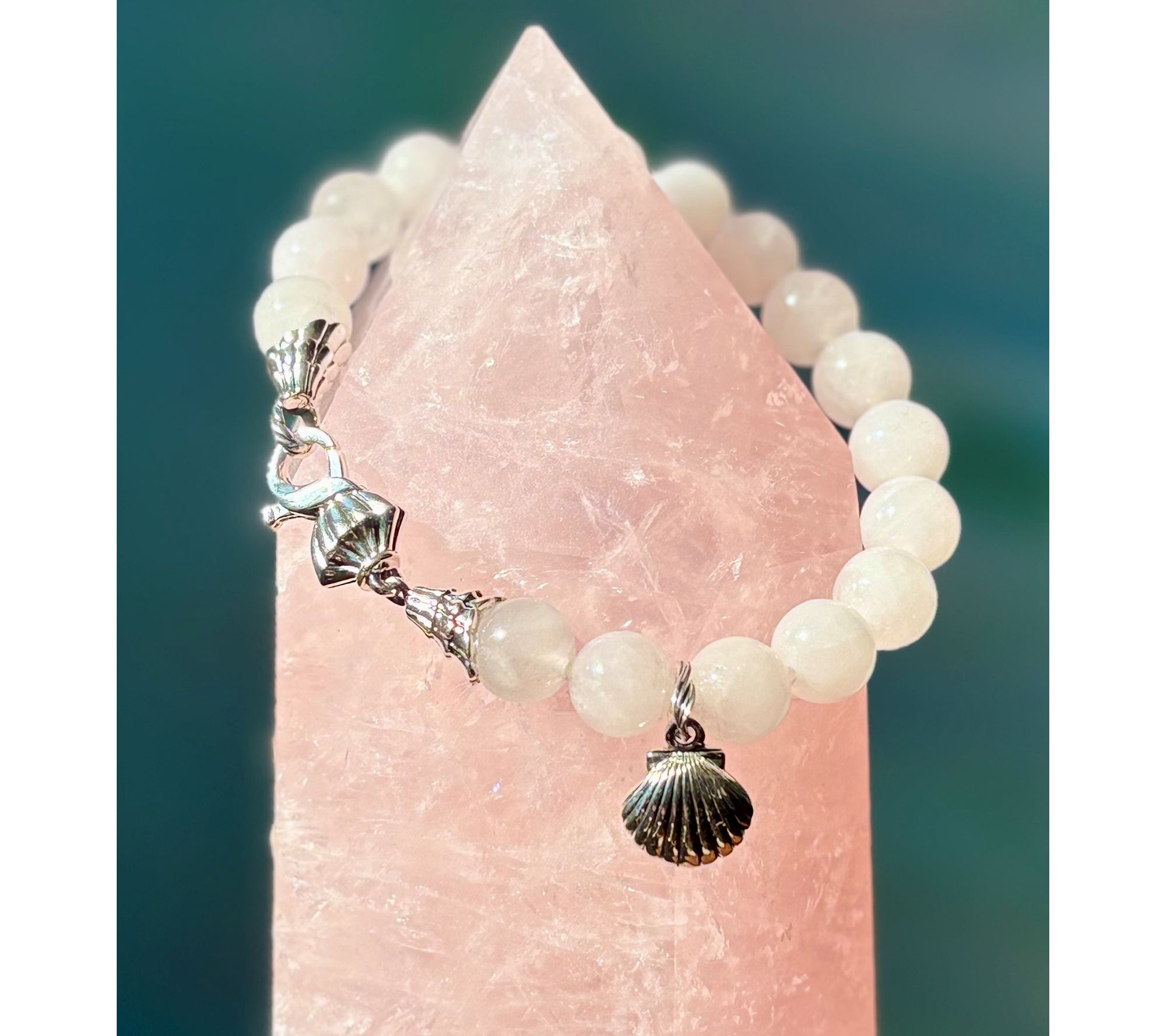 Third Person Sterling Silver Sea & Soul Gemstone Bead Bracelet