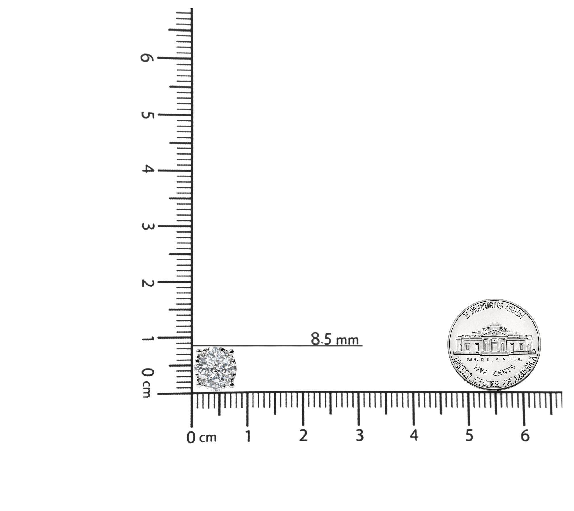 Haus of Brilliance Lab-Grown Diamond Cluster Earrings, 14K