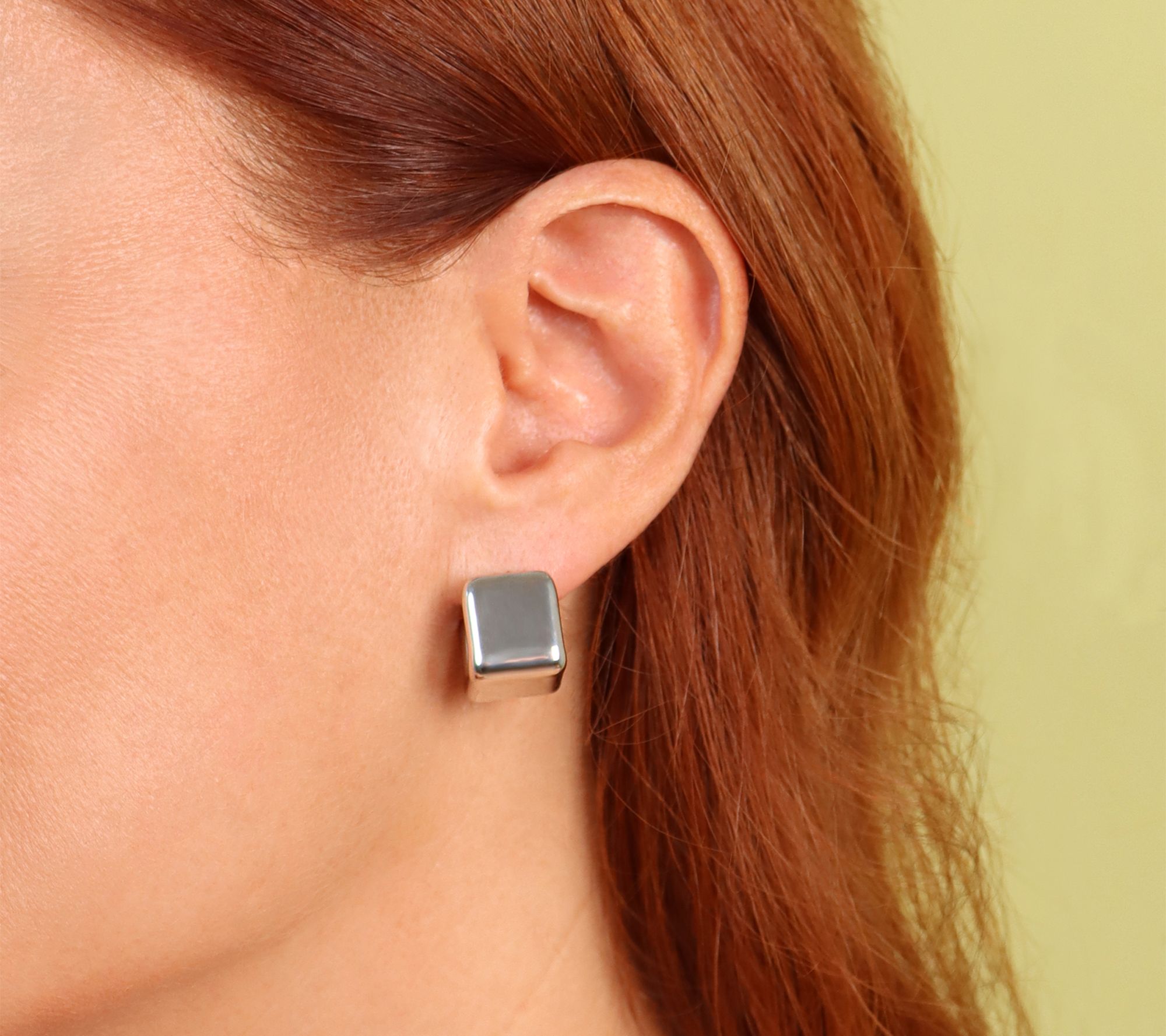 BellaOro Polished Hoop Earrings, 14K Gold OverResin