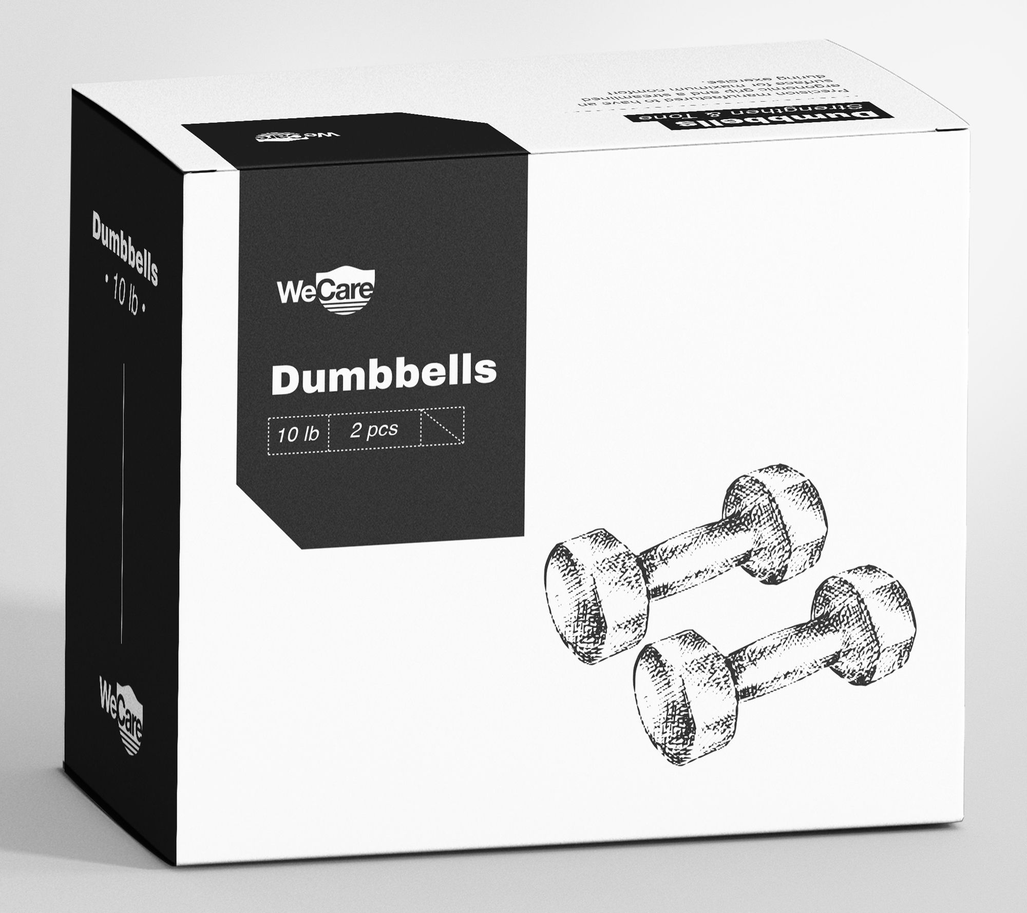 WeCare Dumbbells 10lbs Set of 2
