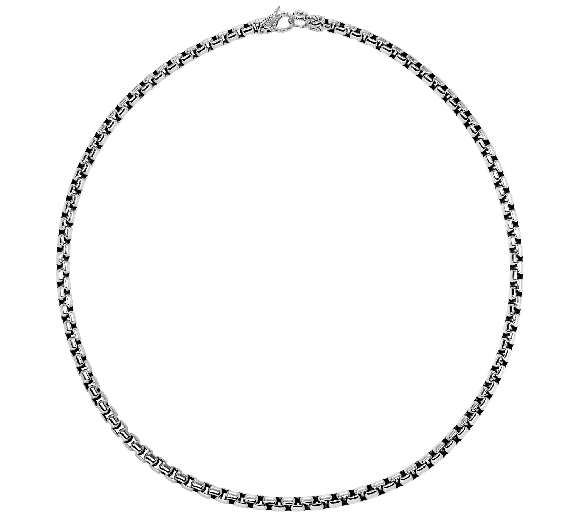 JAI Sterling Silver 5.3mm Box Chain 20