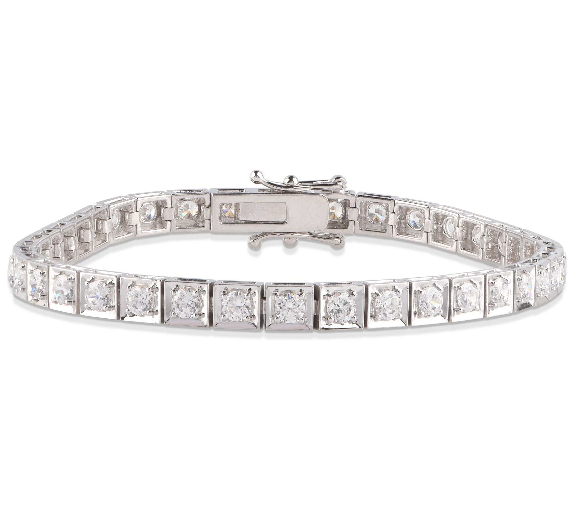 Affinity Diamonds Men's 4.00 cttw Tennis Bracelet, 14K Gold