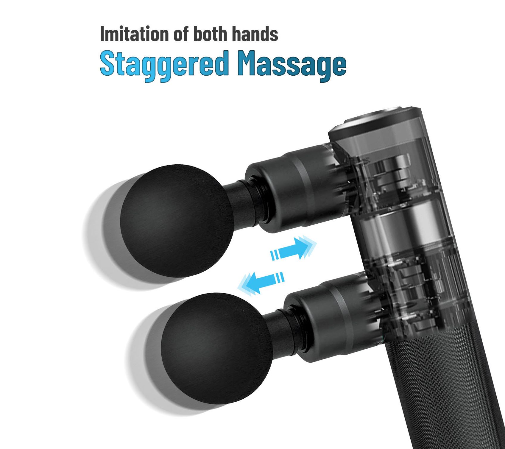 TRAKK Double Head Massage Gun